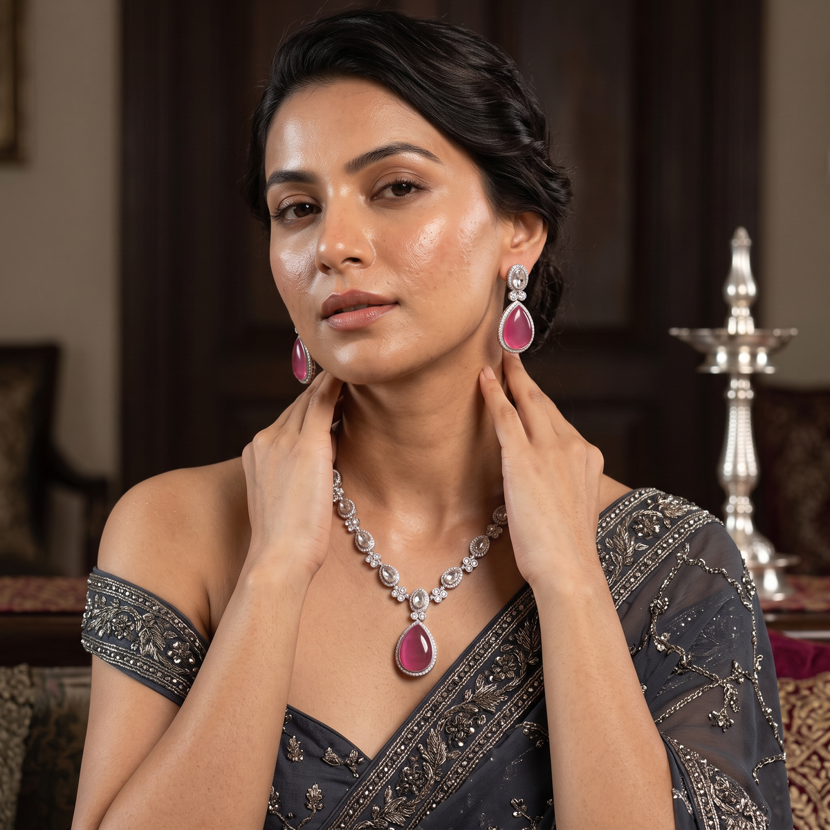 Carter Polki Necklace Set