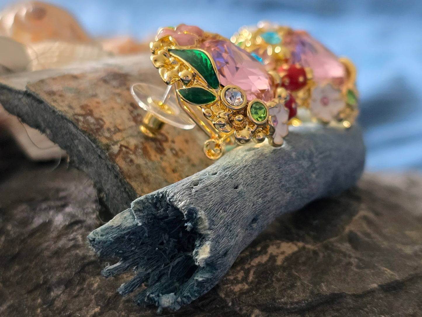 Beryl Fusion Crystal Stud Earrings