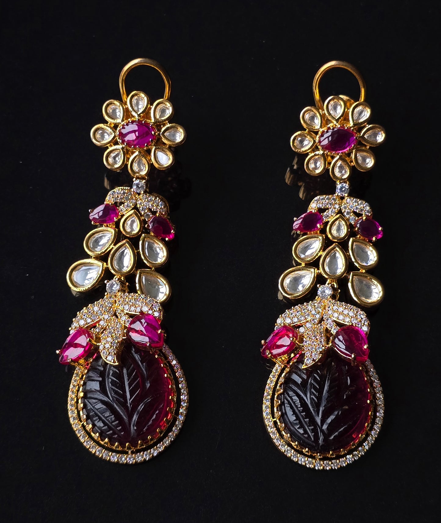 Cassidy Polki Kundan Necklace Set