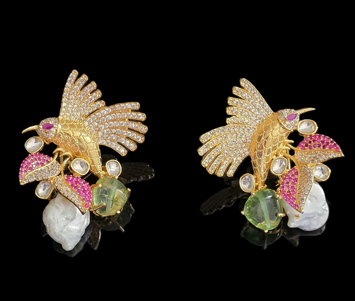 Eleanor Handcrafted Fusion Baroque Pearls Necklace Set