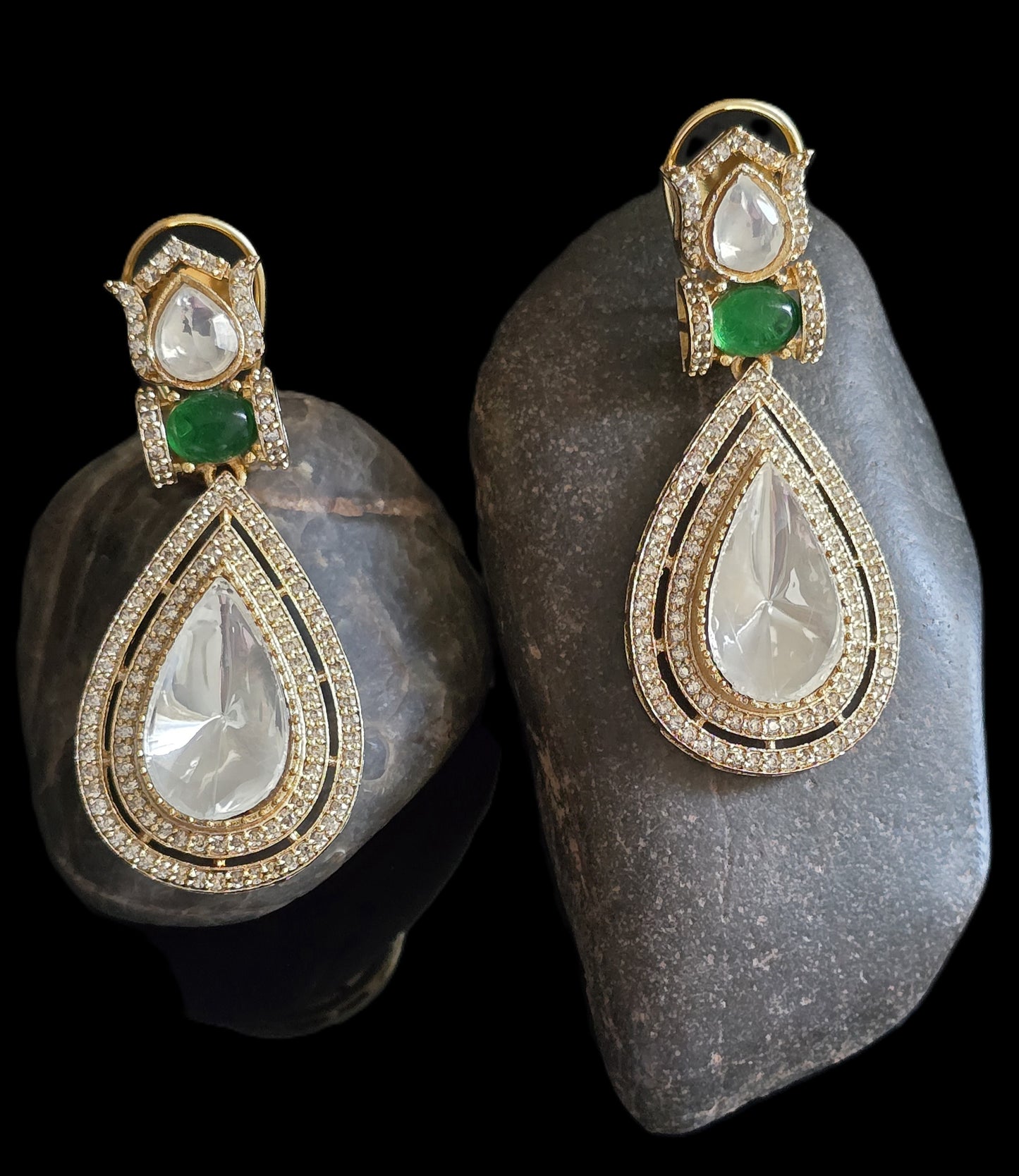 Mirha Polki Necklace Set