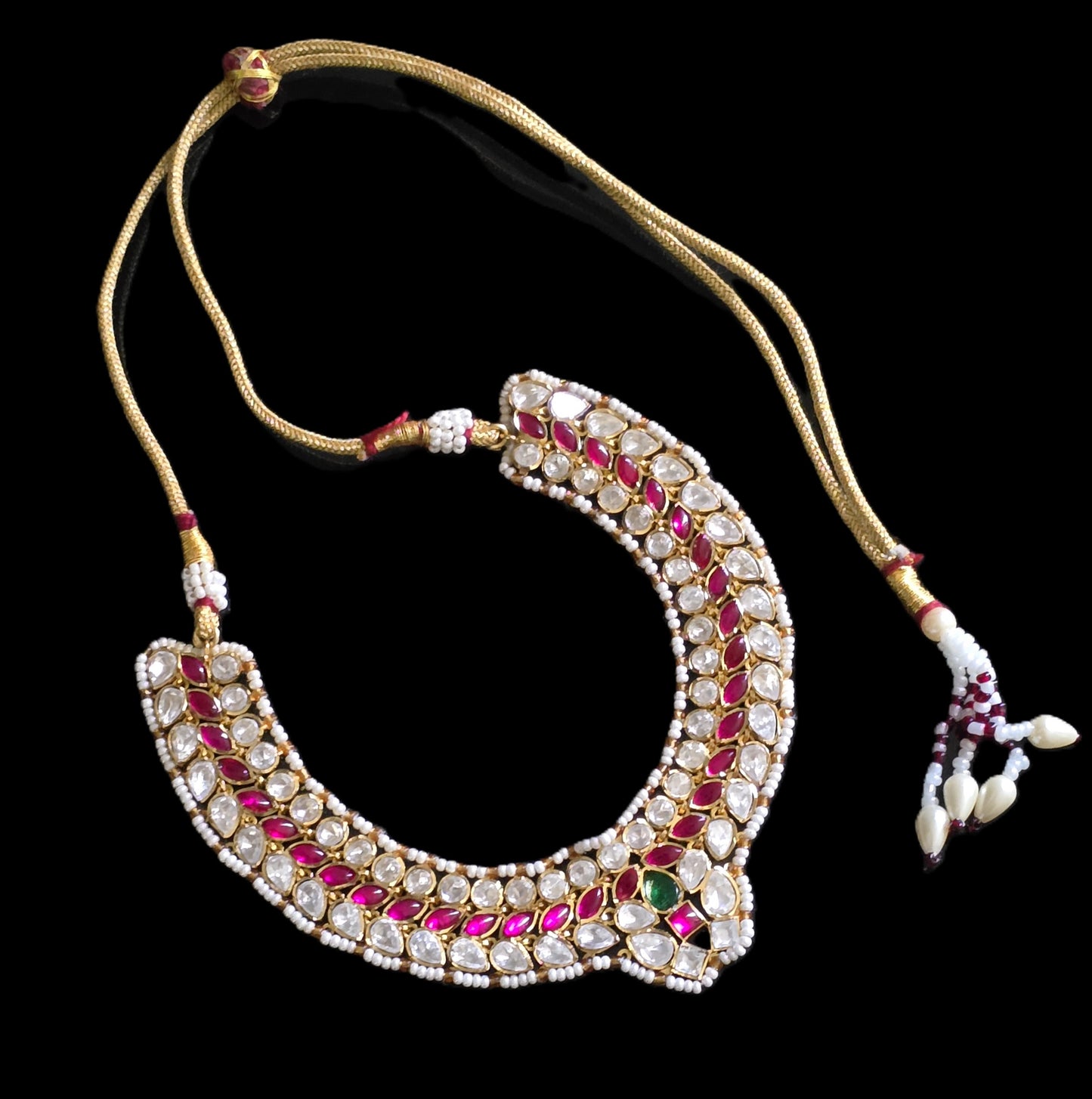 Brianna Polki Kundan Necklace Set