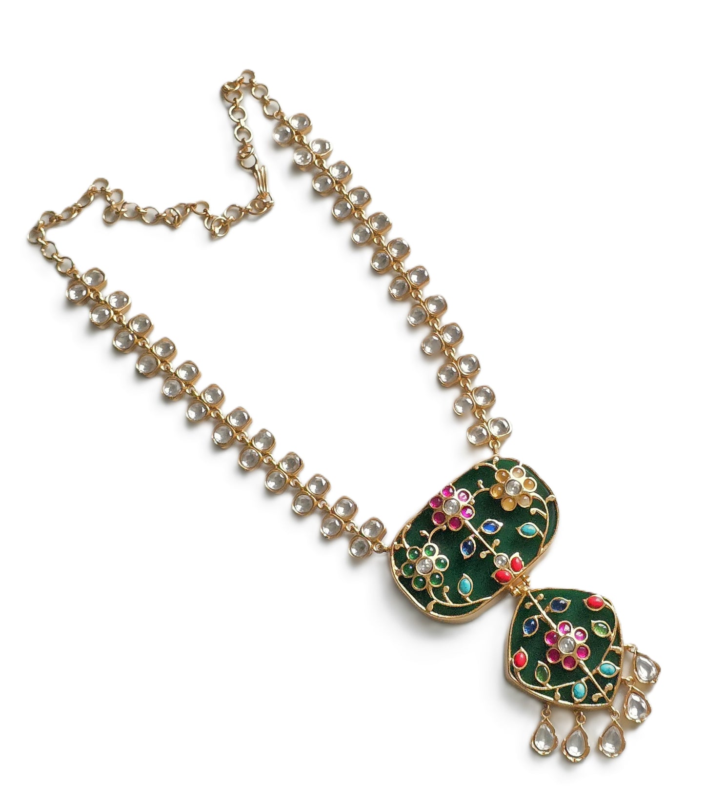 Olivia Handcrafted Polki Necklace Set