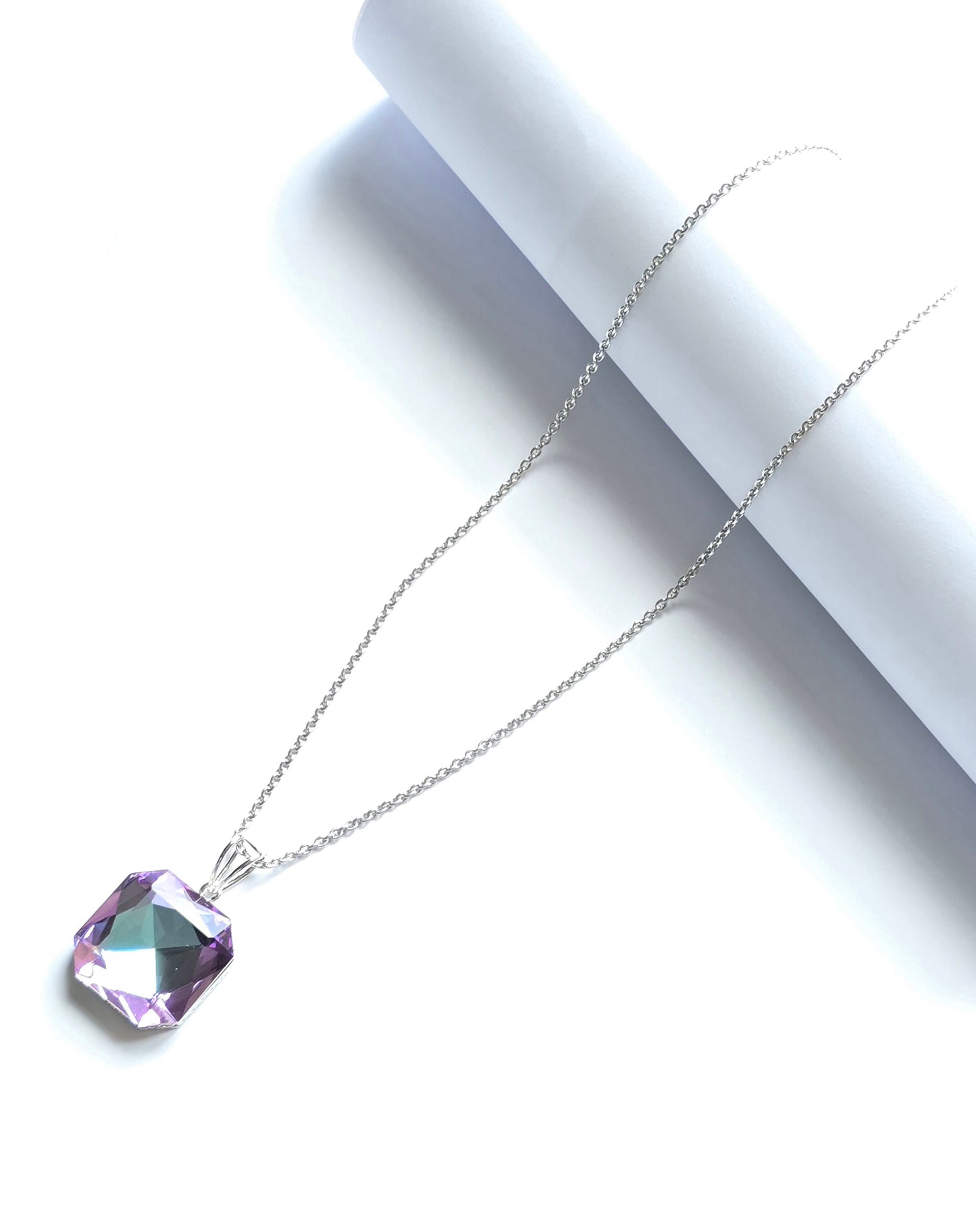 Rosalind Giant Crystal Pendant Set