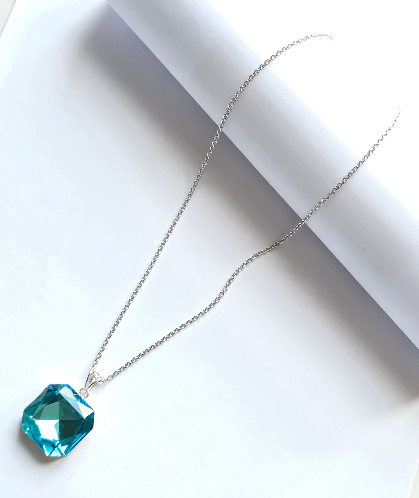 Rosalind Giant Crystal Pendant Set