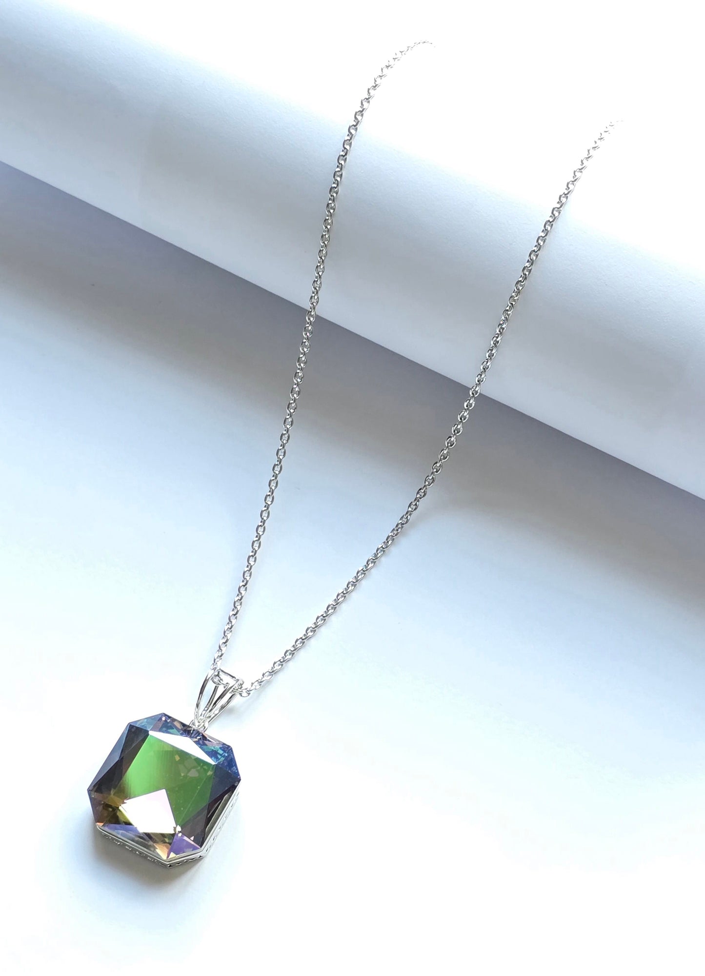 Rosalind Giant Crystal Pendant Set