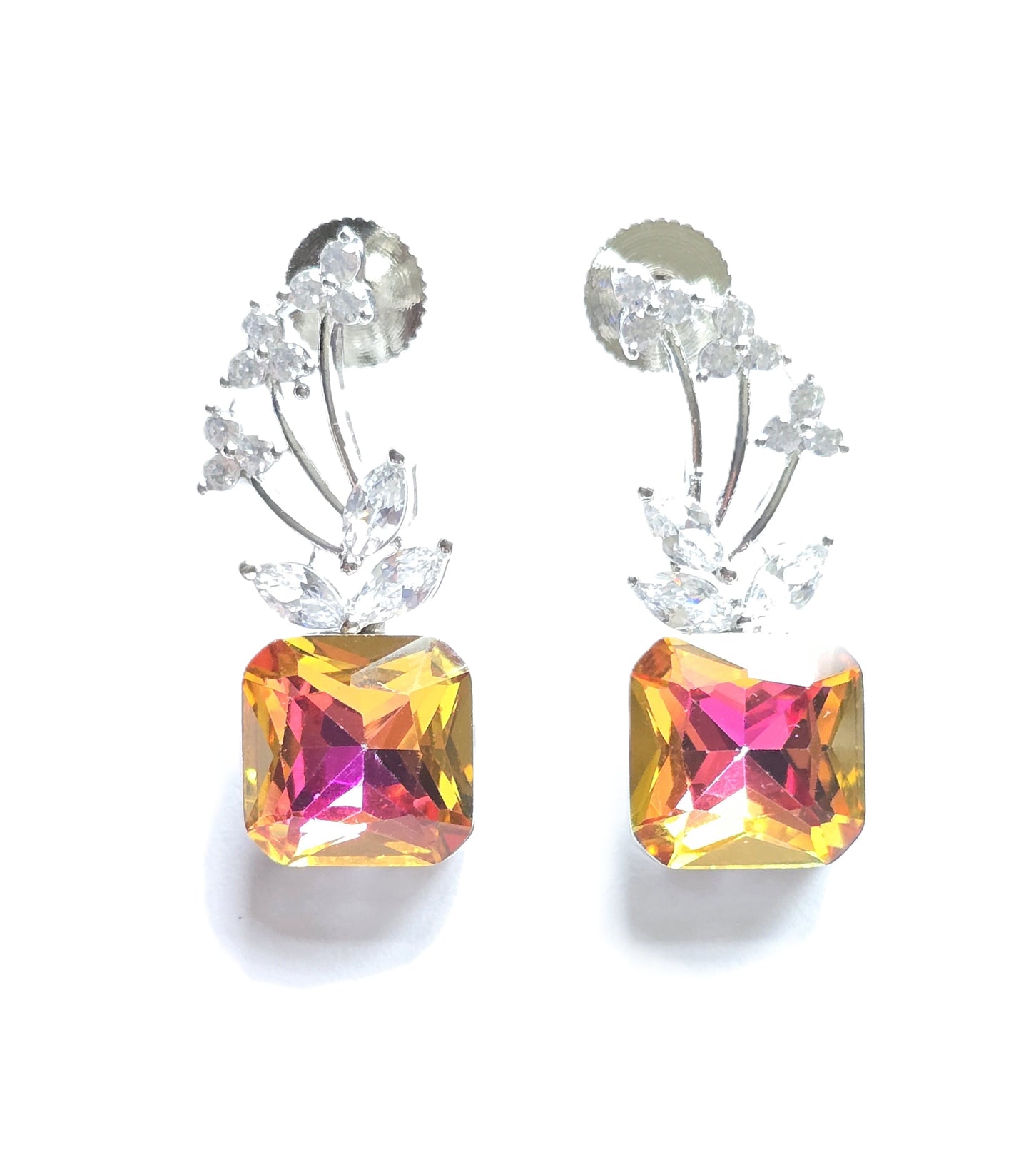 Cubic Zircon Magical Crystal Pendant Set