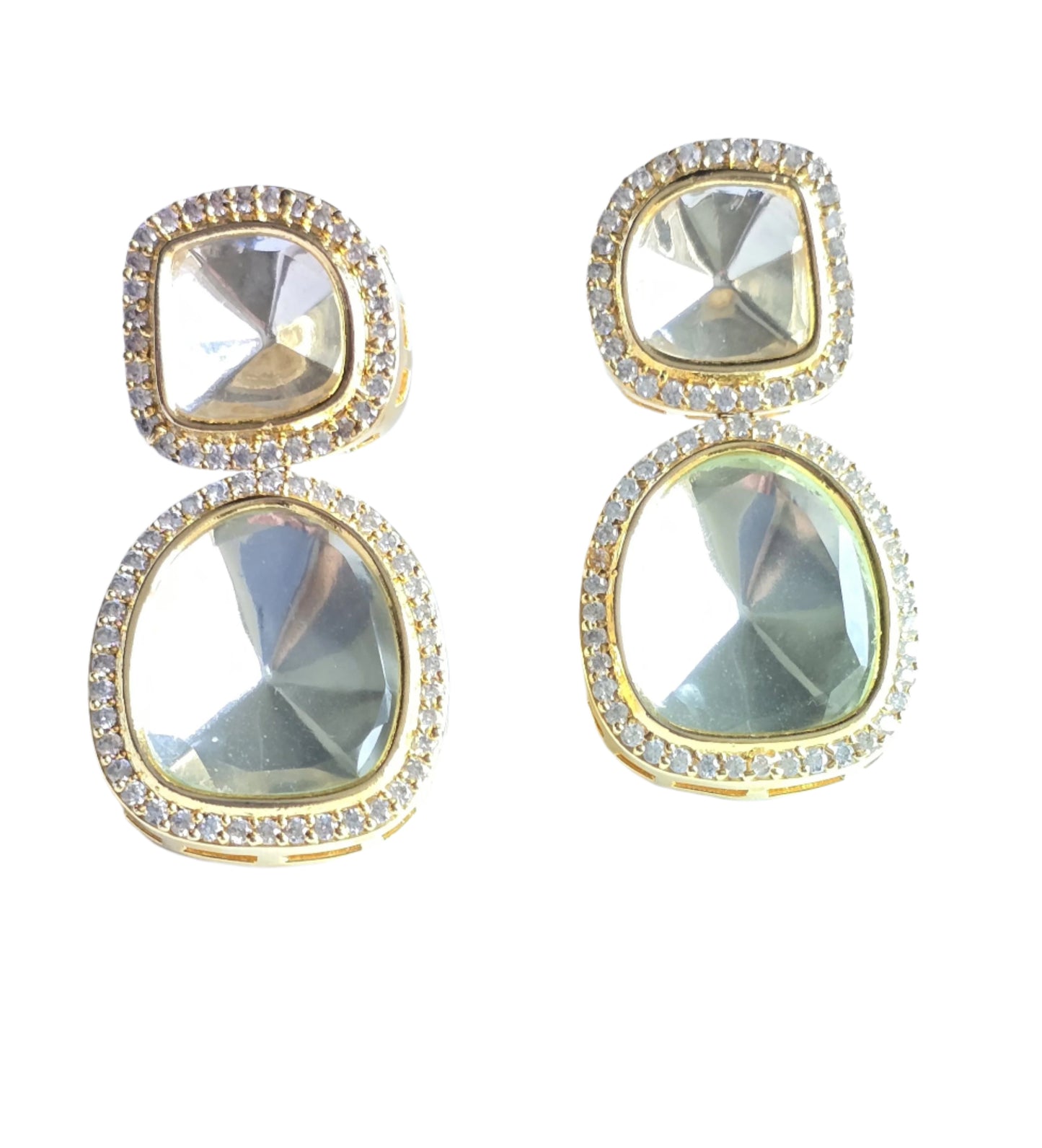 Samantha Premium Polki Necklace Set