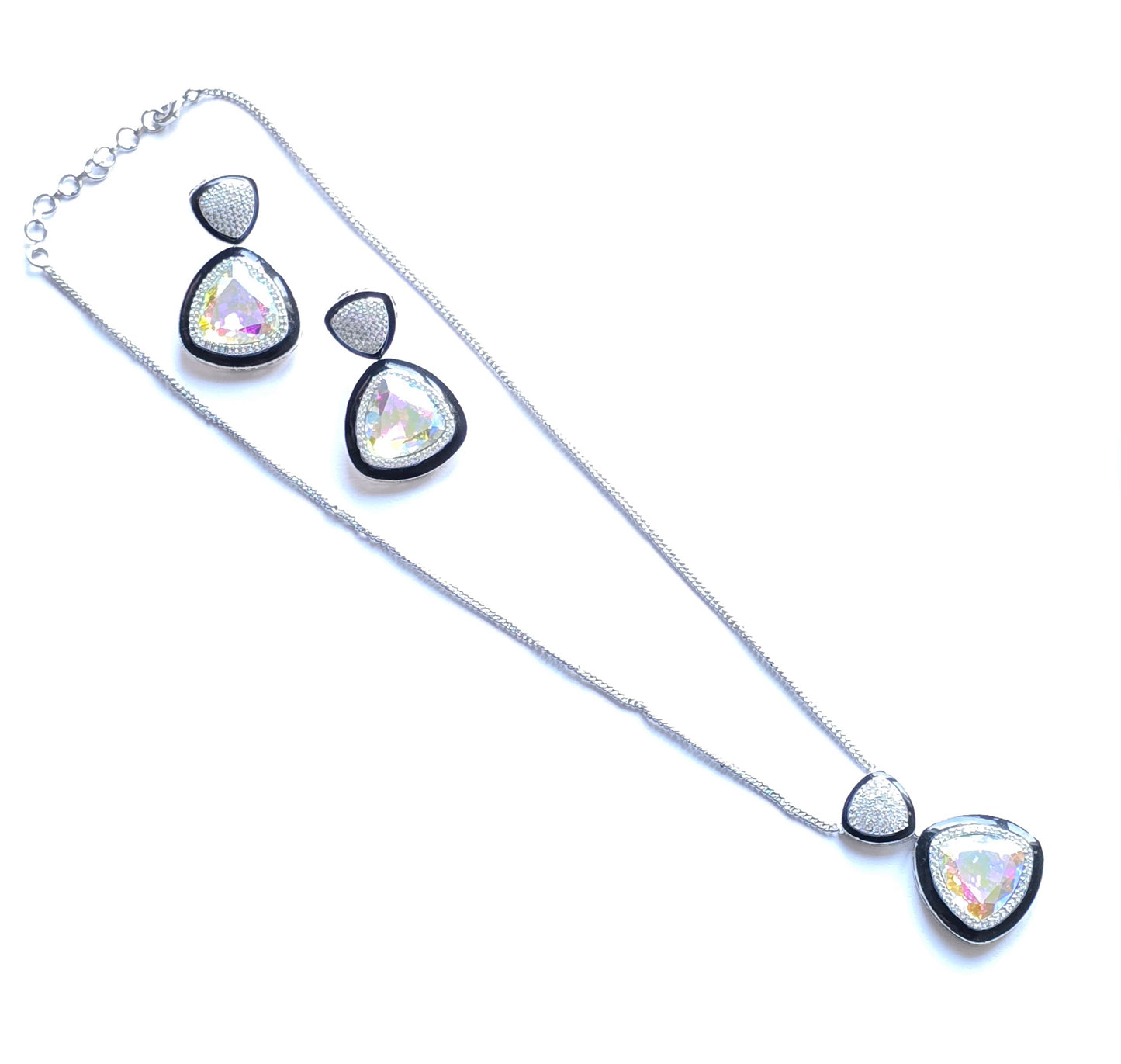 Naomi Crystal Pendant Set