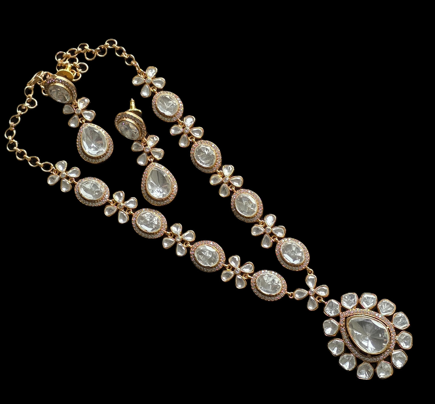 Whitney Moissanite Necklace Set