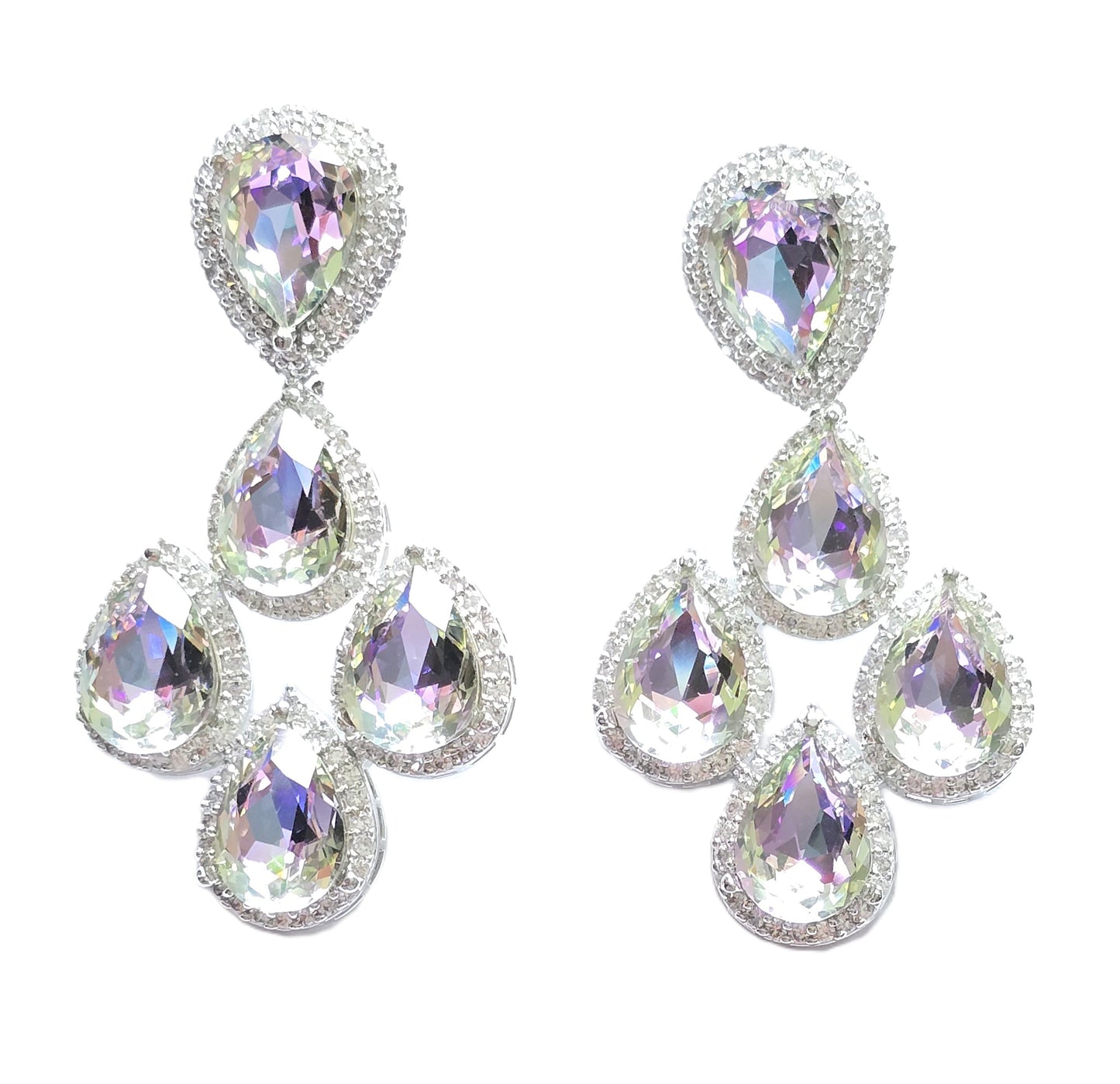 Jessica Crystal Dangle Earrings