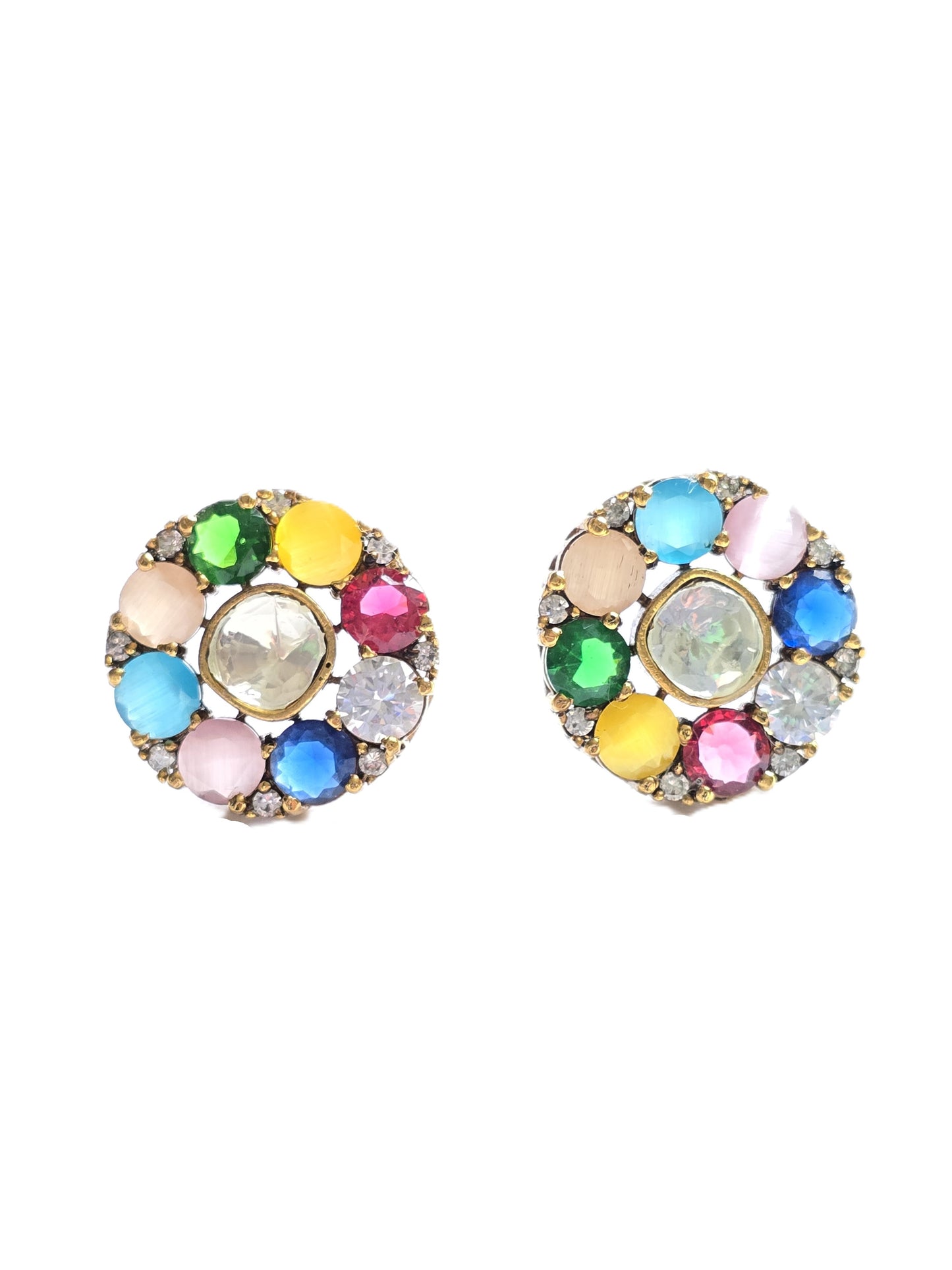Navratan Pendant Set