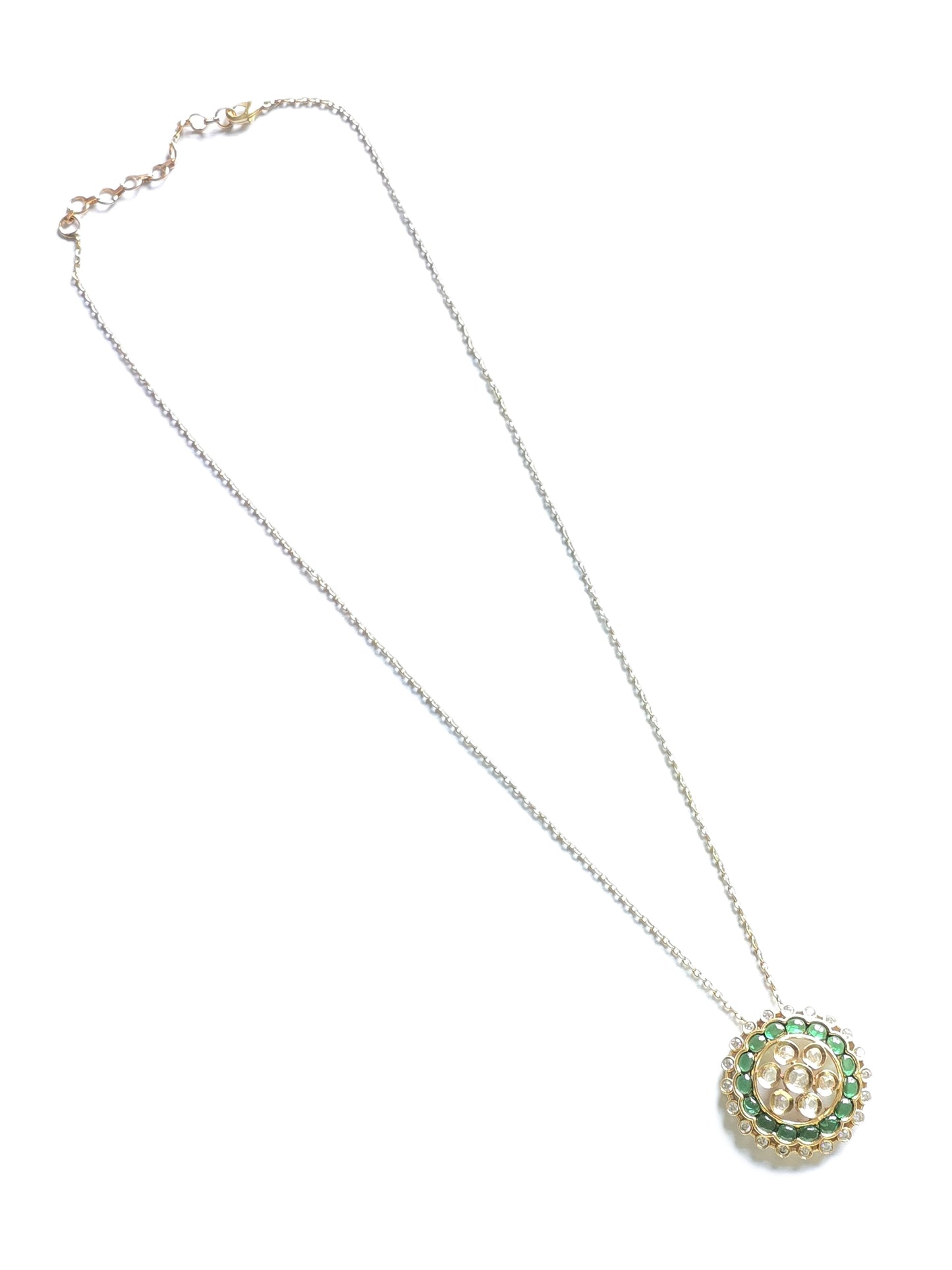 Kyra Polki Pendant Set