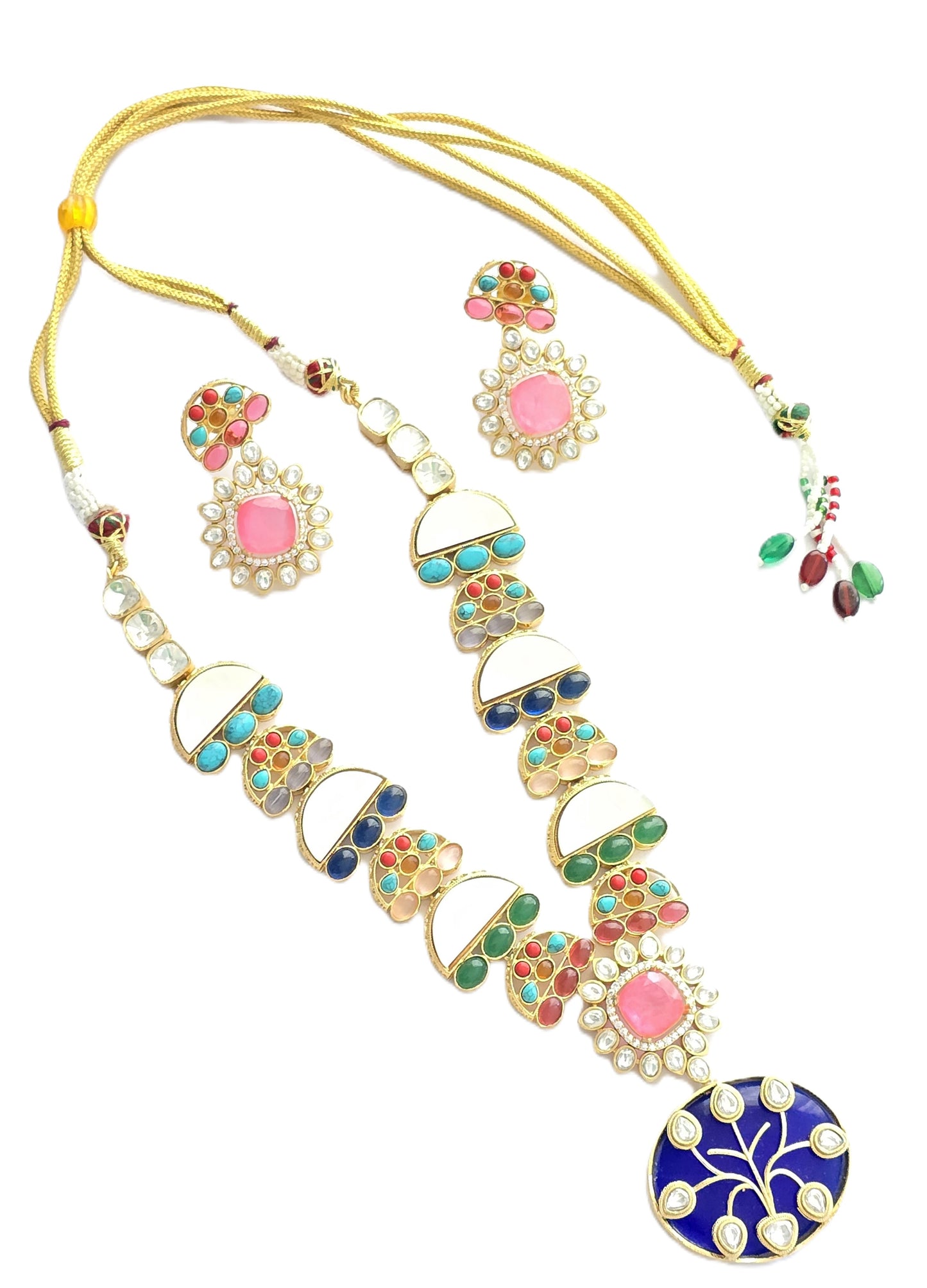 Layla Premium Fusion MOP Necklace set