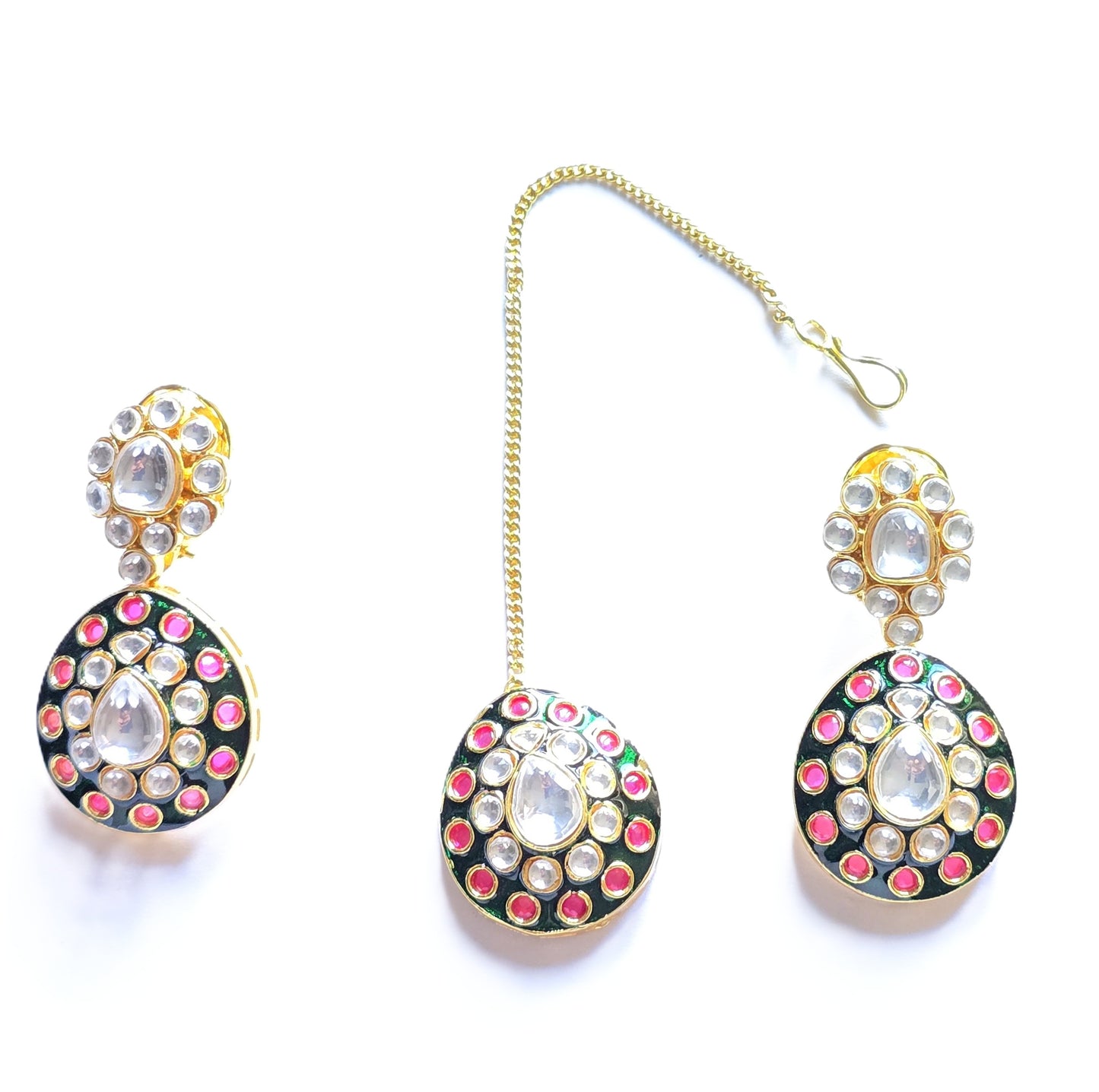 Stella Premium Uncut Polki Kundan Choker Necklace Set