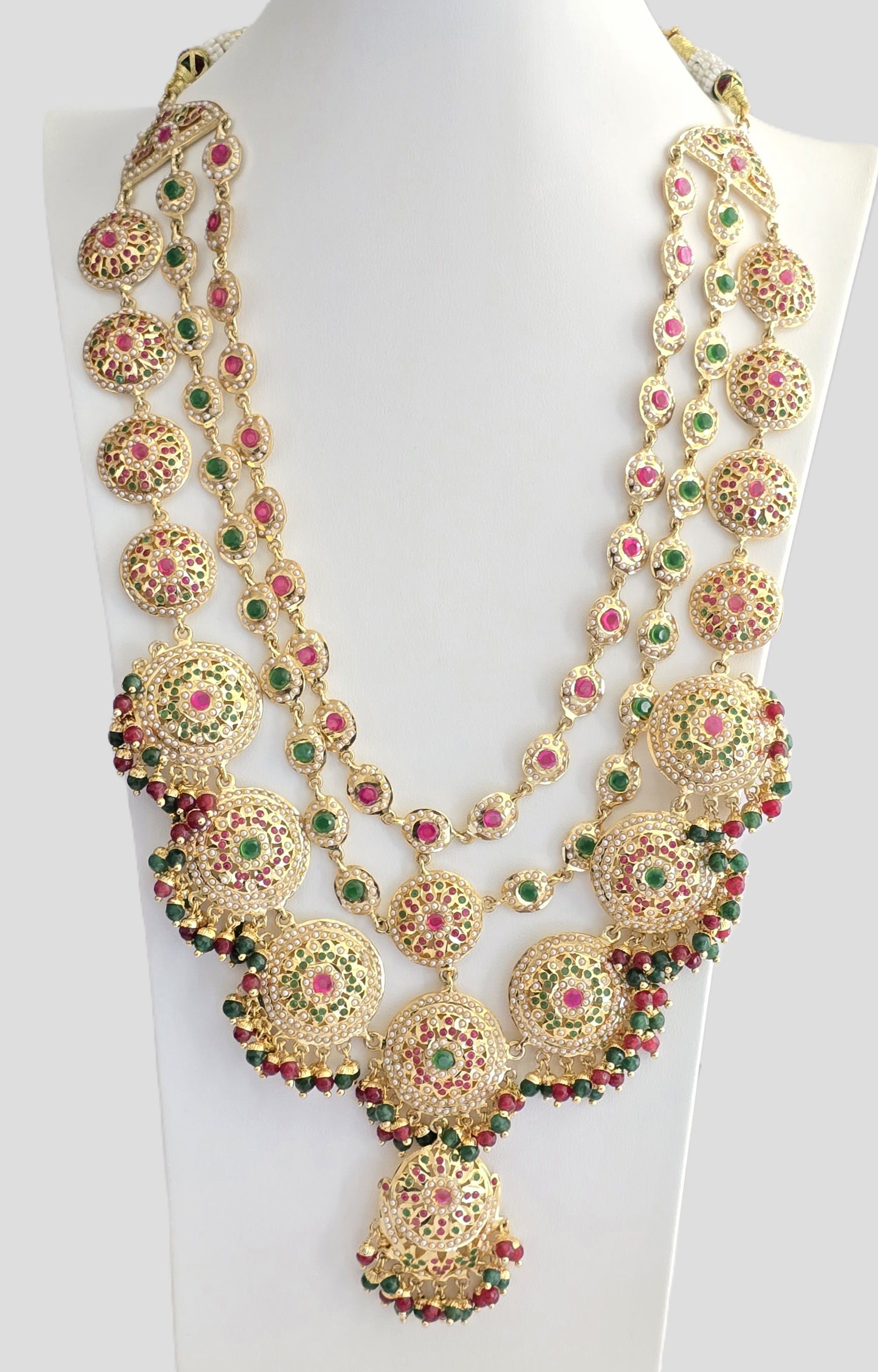 Blake Premium Jadau Necklace Set