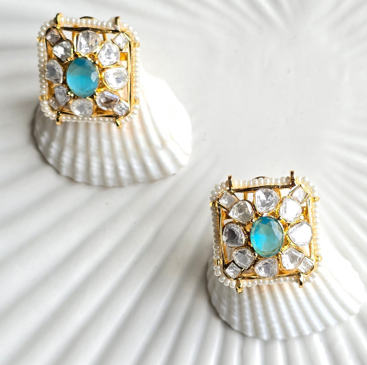 Zoe Moissanite Doublet Studs