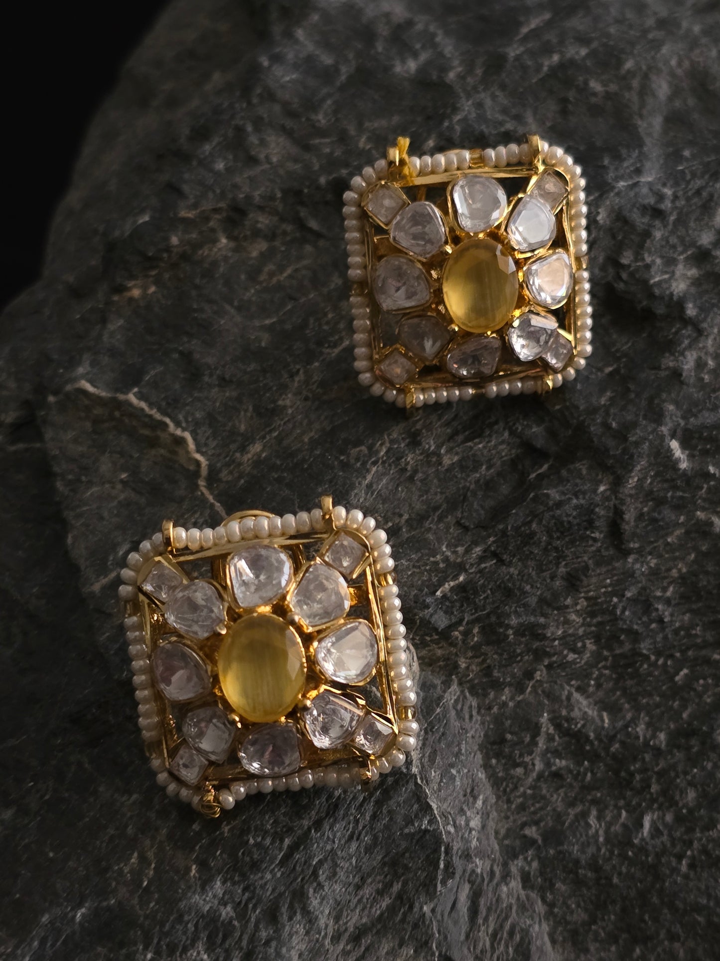 Zoe Moissanite Doublet Studs