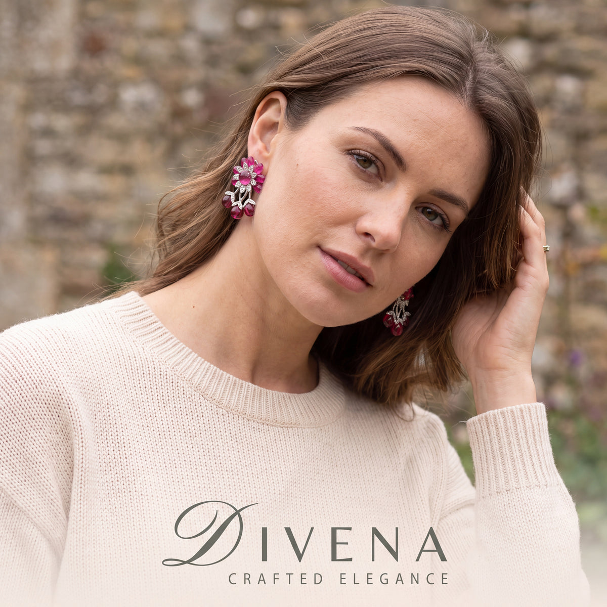 Flower Zirconia Studs