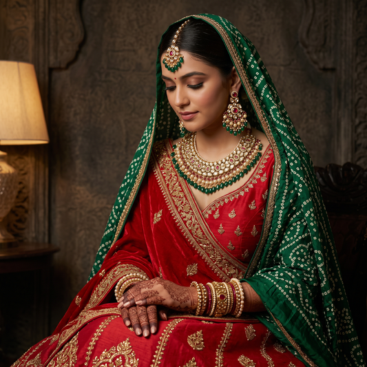 Aubrey Kundan Bridal Set