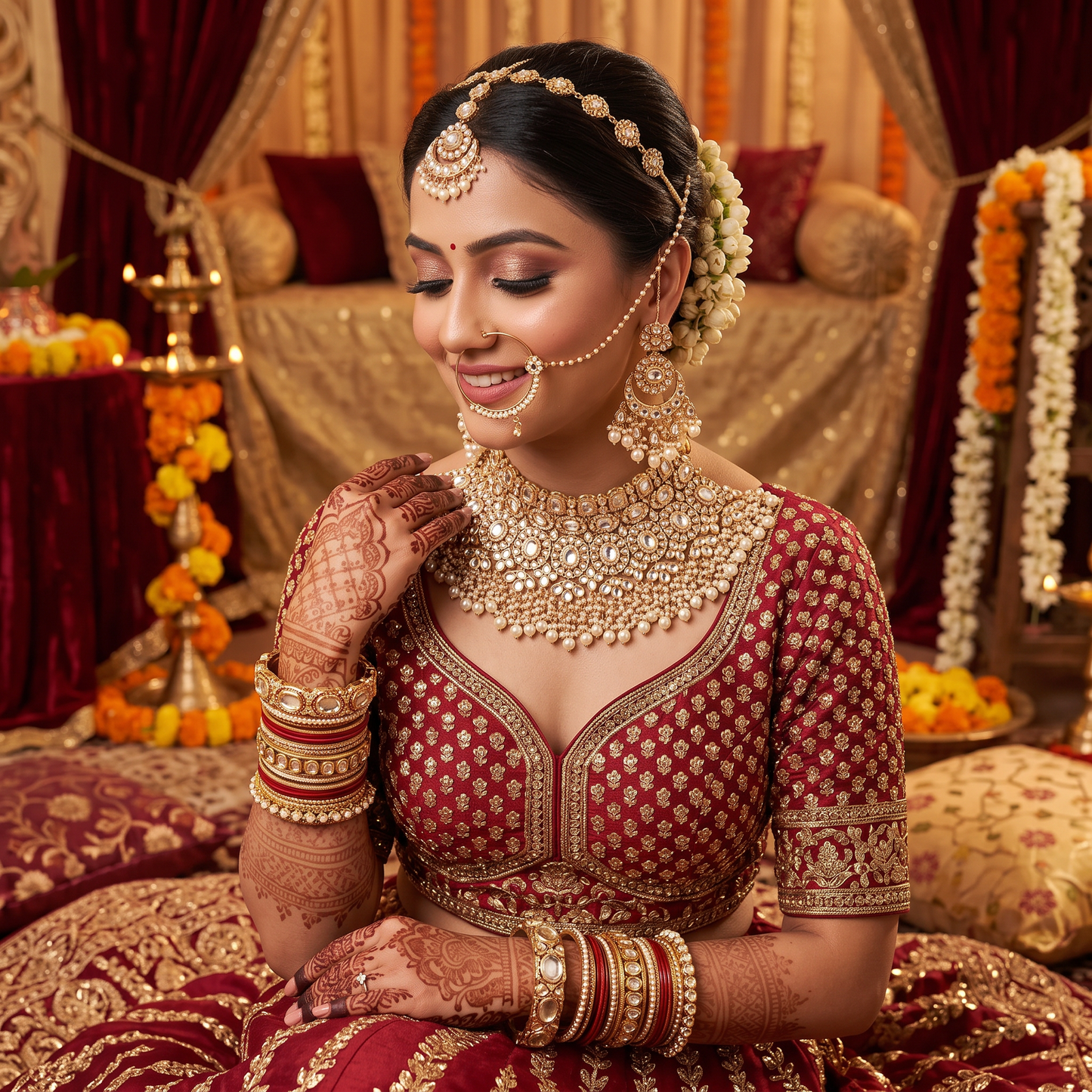 Divena Exquisite Moissanite Bridal Set