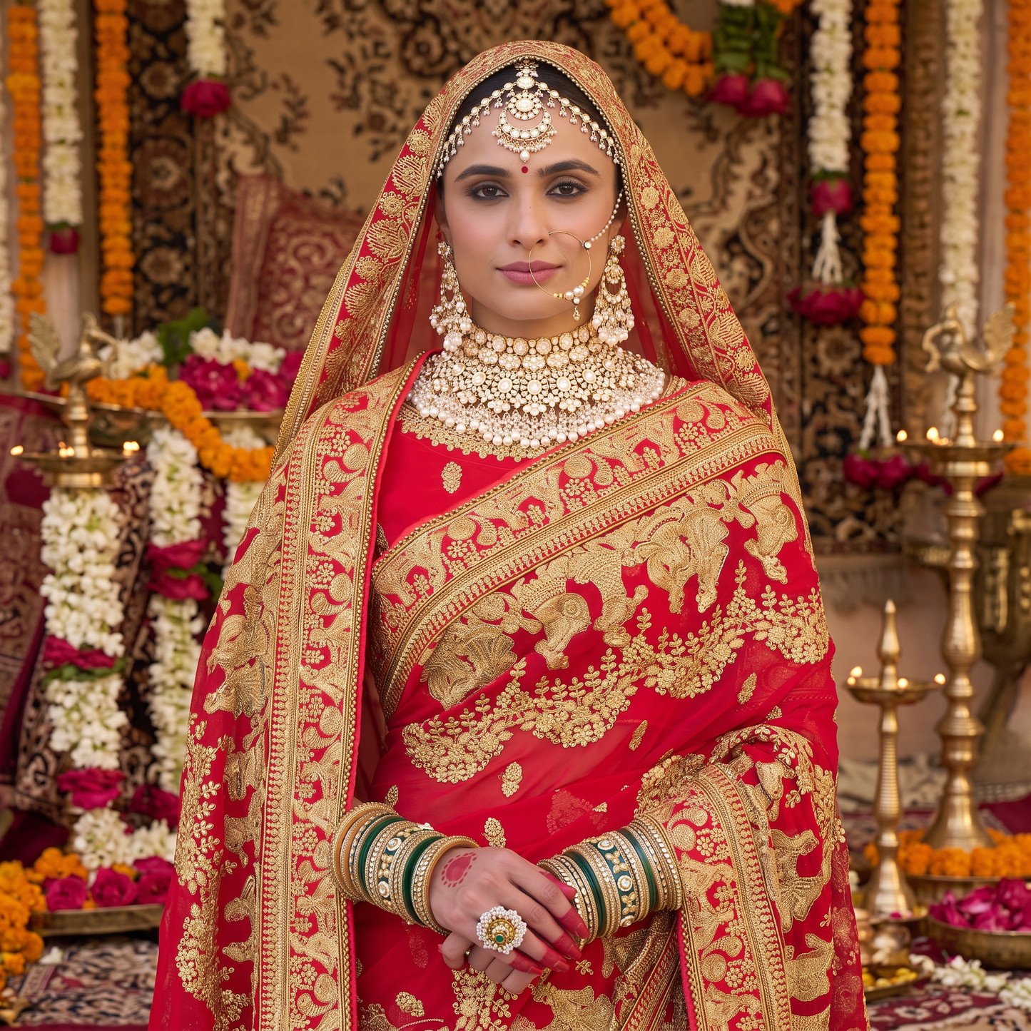 Divena Exquisite Moissanite Bridal Set