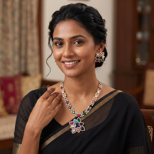 Alice Navratan Necklace Set