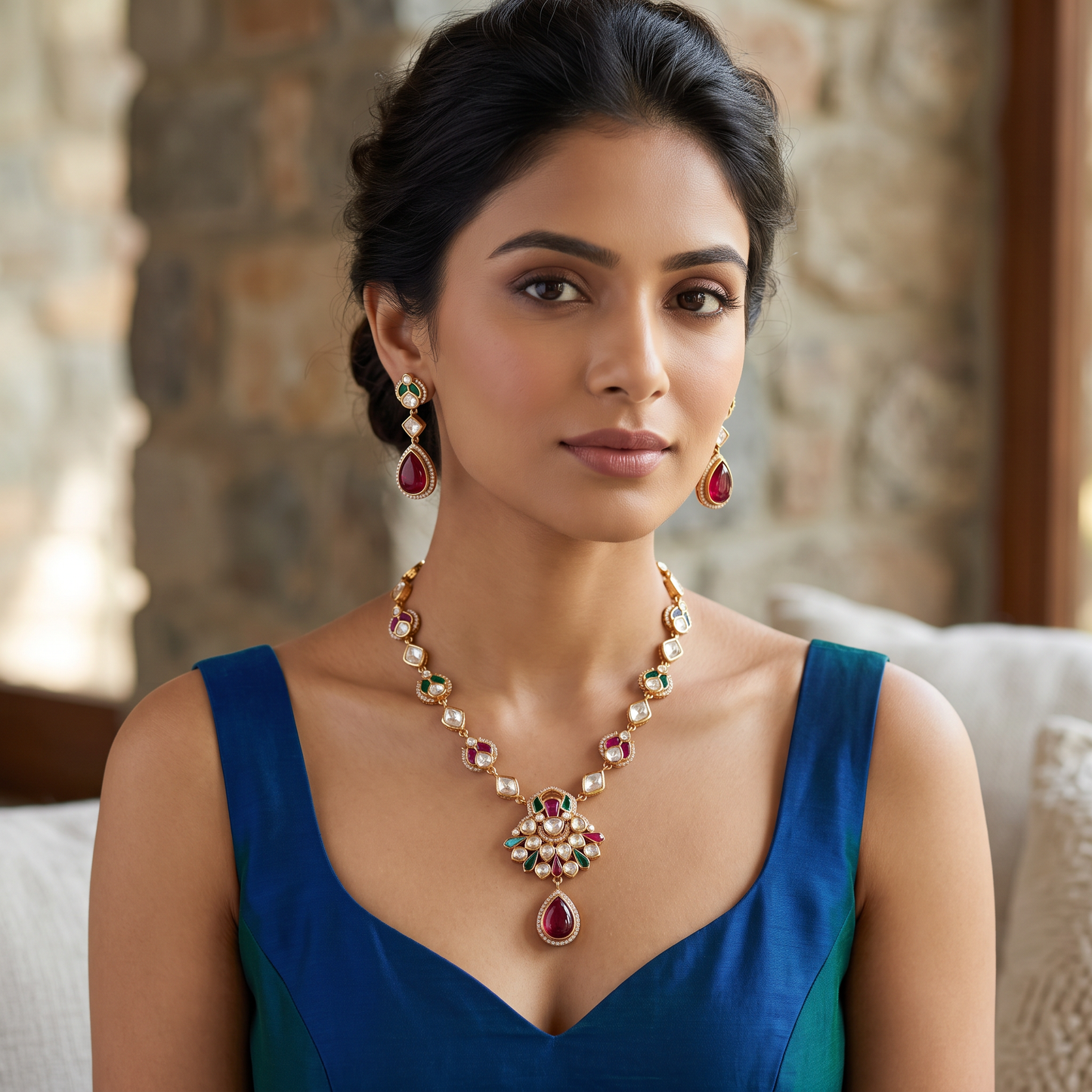 Brooklyn Moissanite Necklace Set