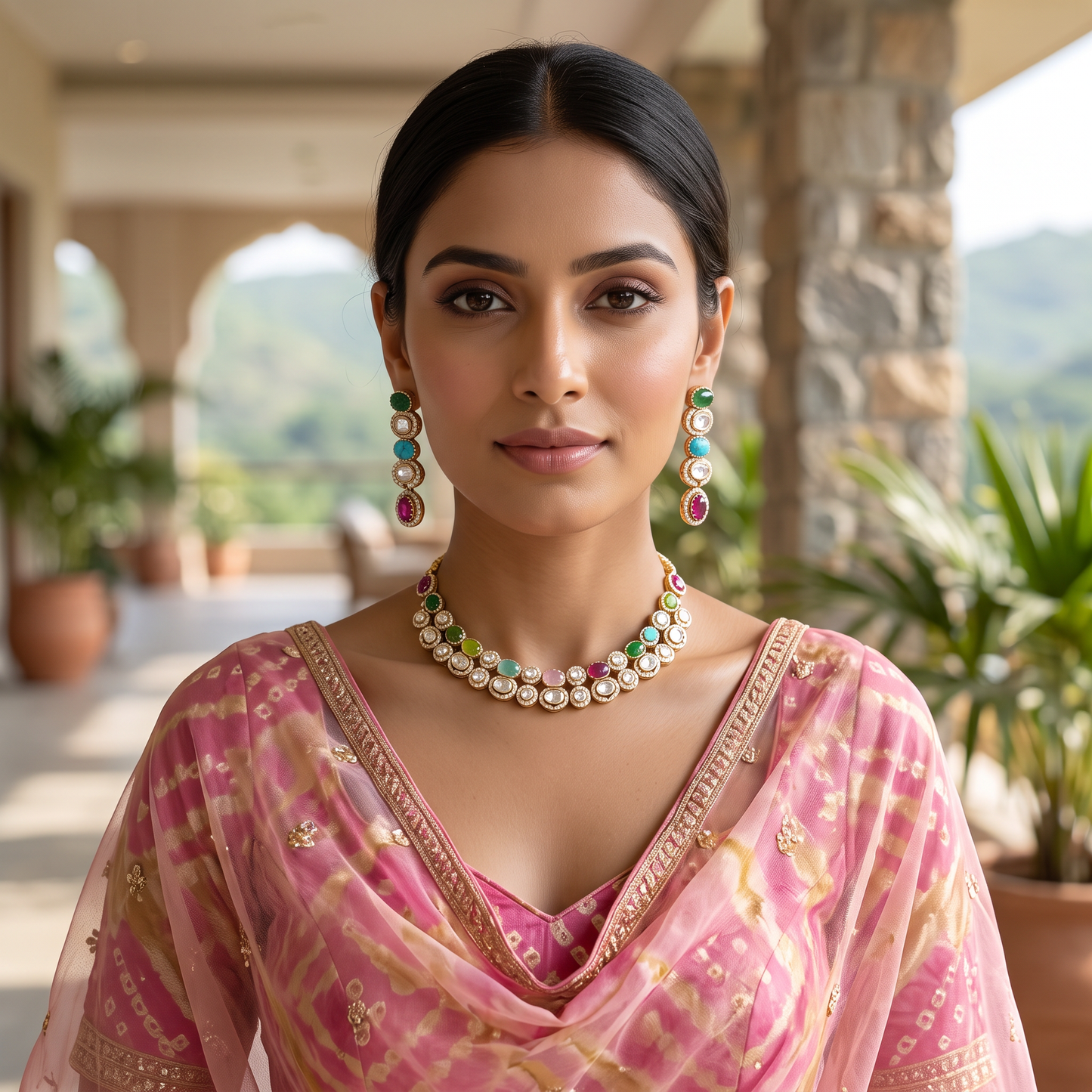 Valeria Navratan Polki Necklace