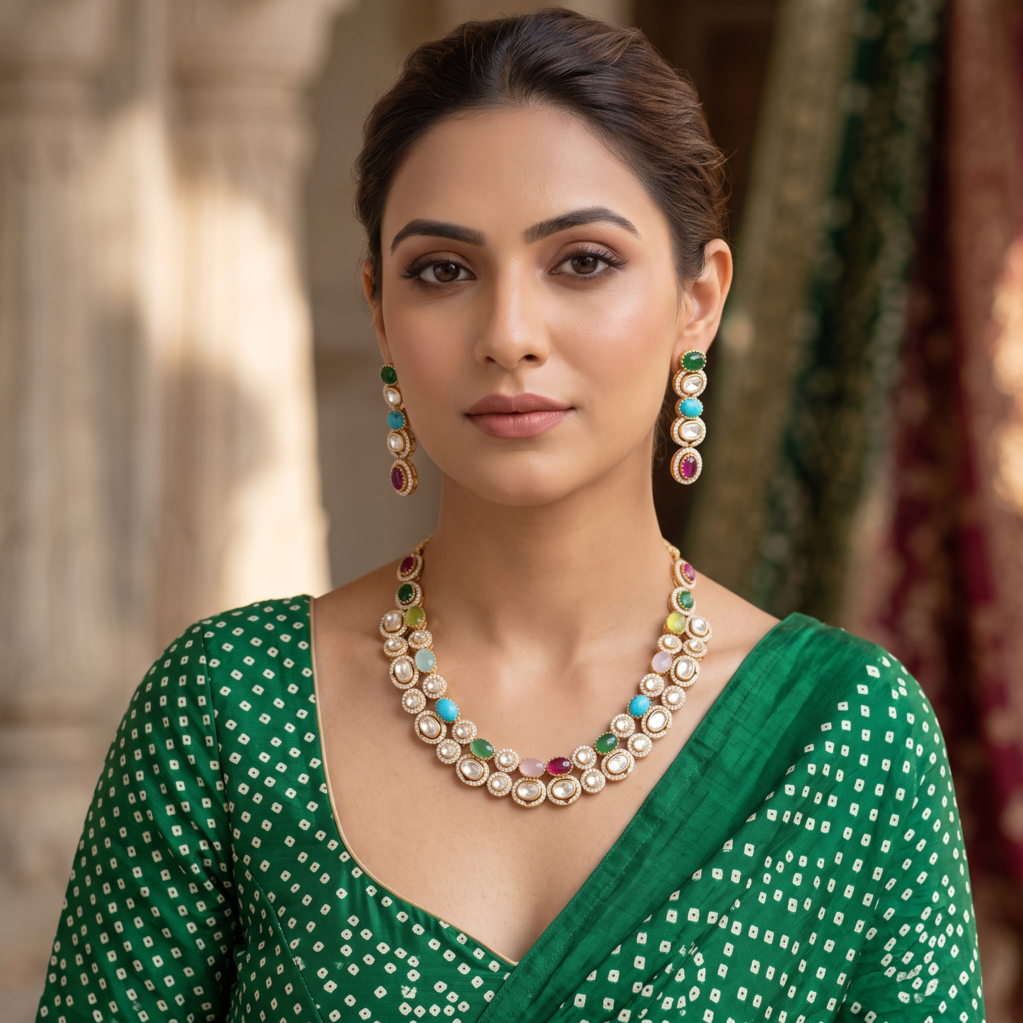 Valeria Navratan Polki Necklace