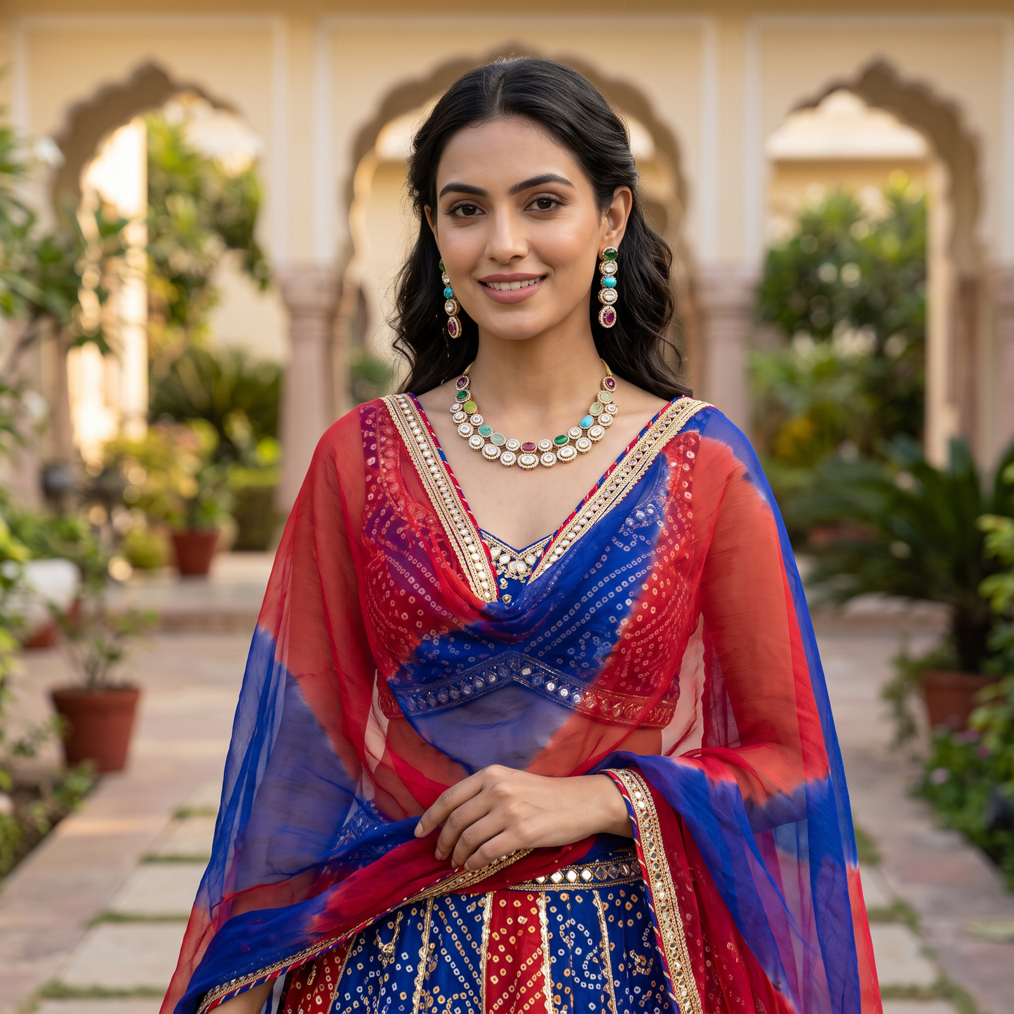 Valeria Navratan Polki Necklace