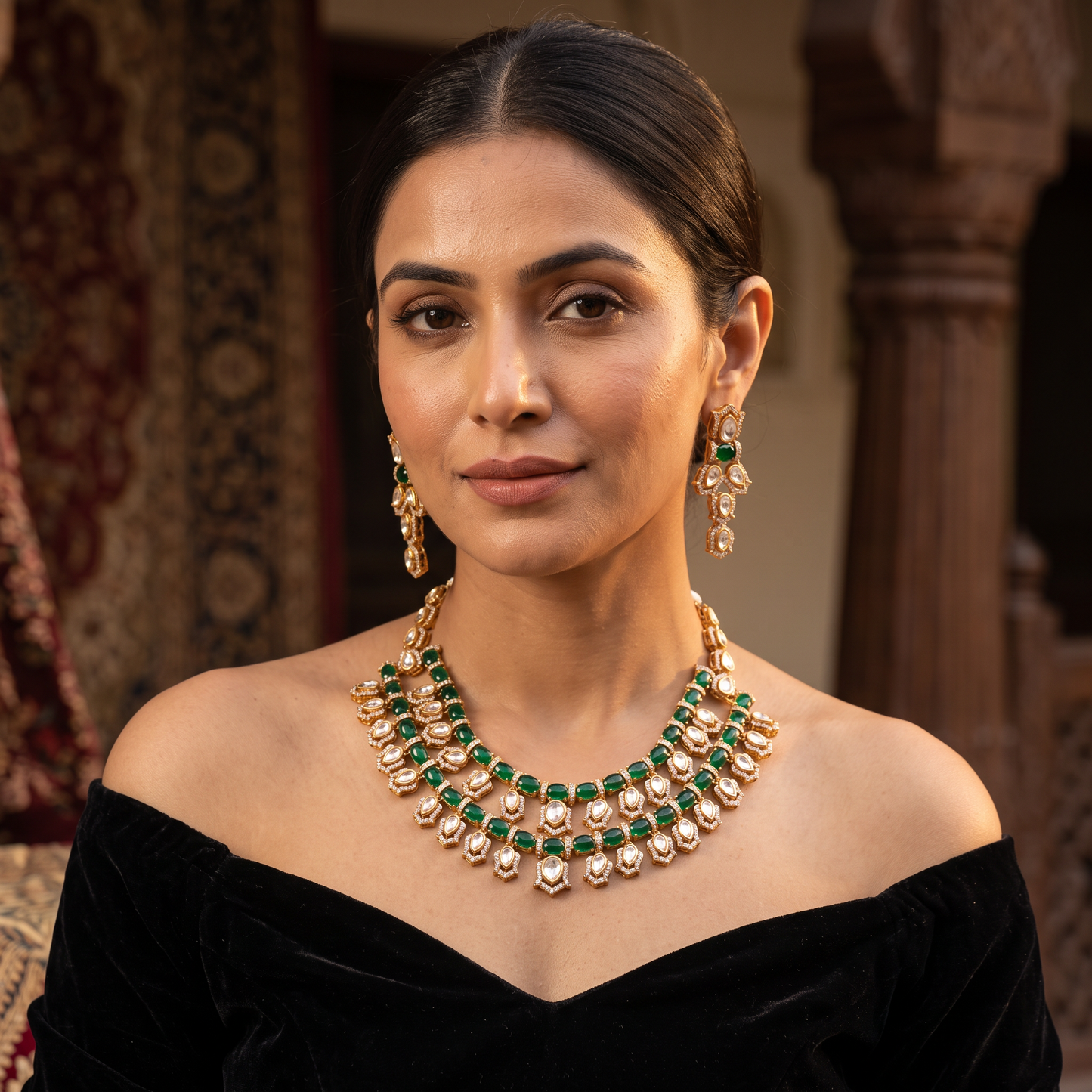 Zoe Premium Moissanite Necklace Set