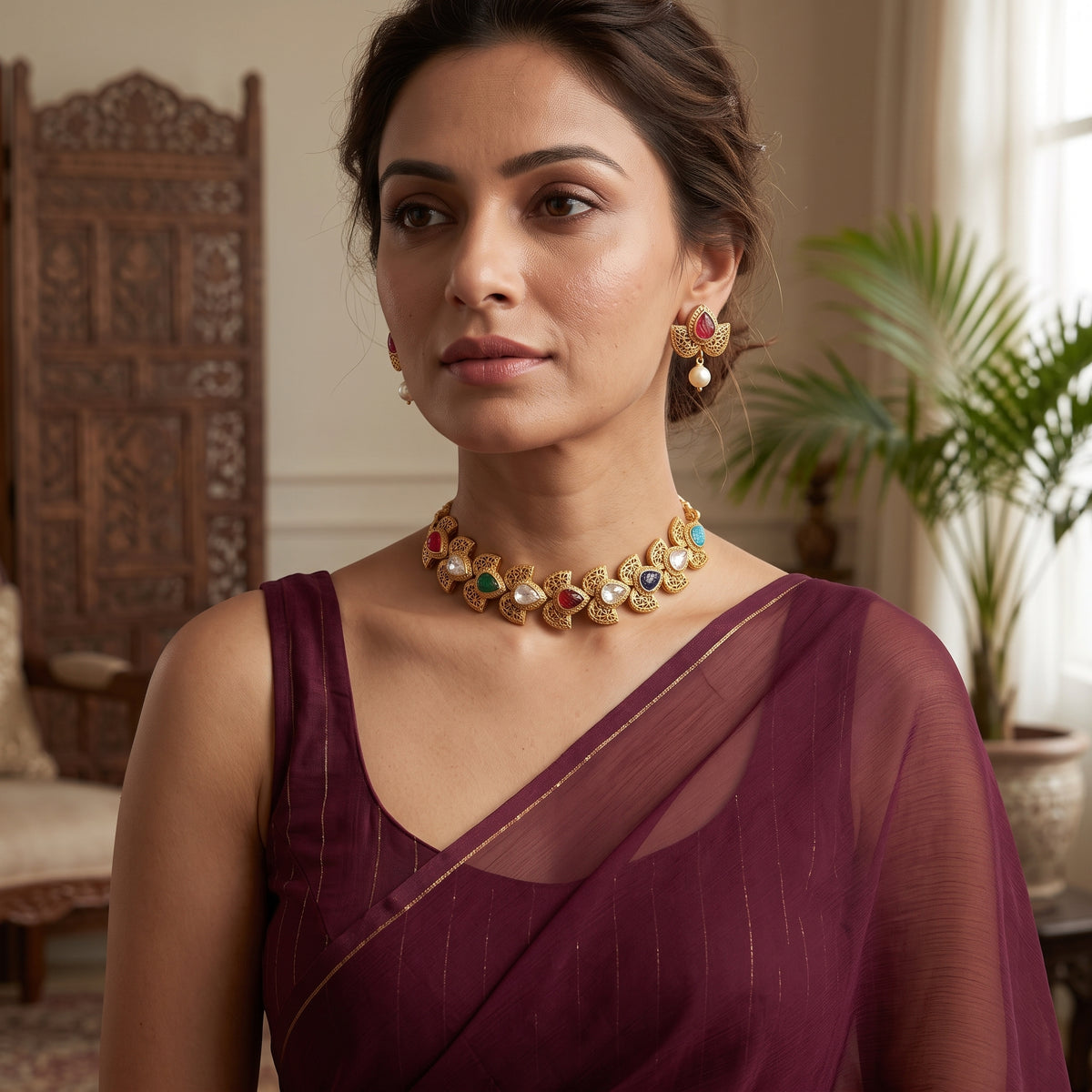 Brooke Choker Necklace Set