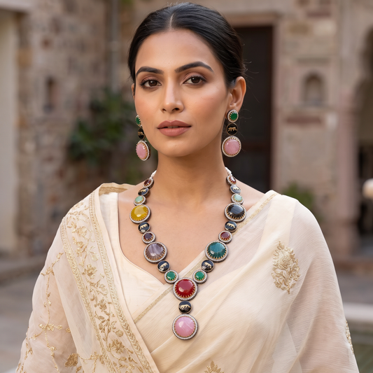 Celebrity Inspired Multi-coloured Natural Stone
