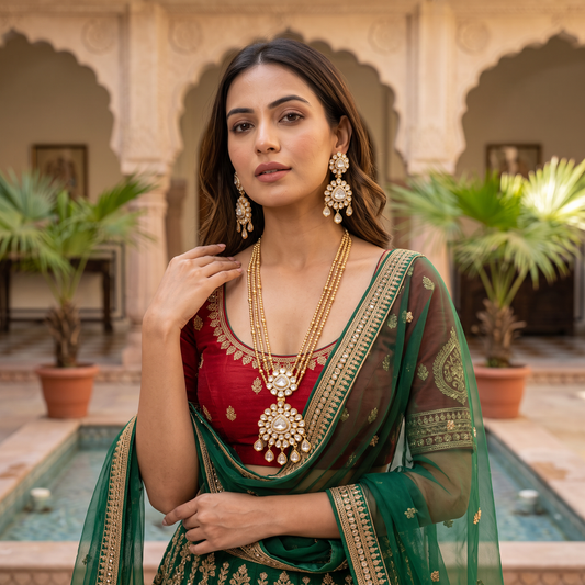 Elowen Moissanite Necklace Set
