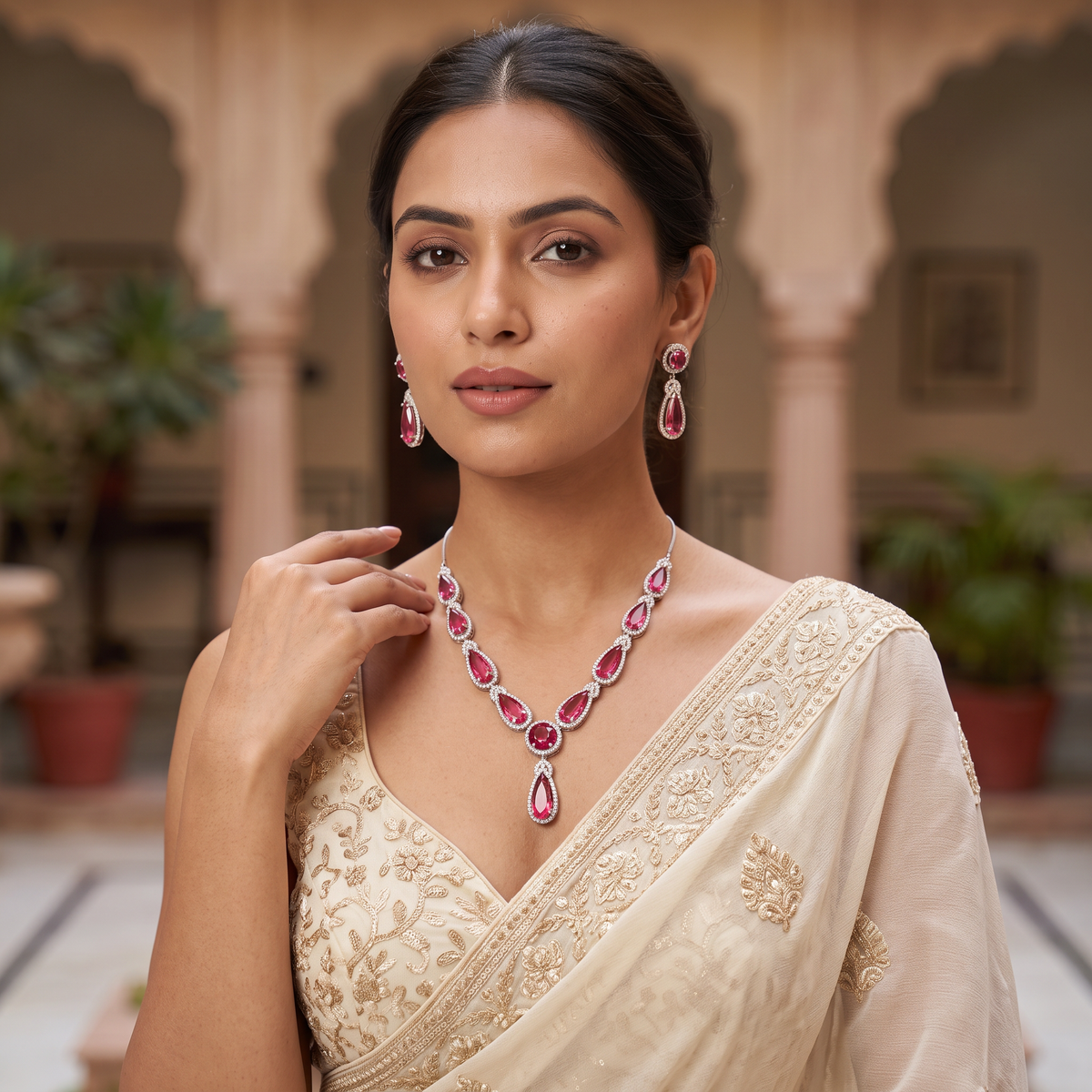 Elora Prom Necklace Set