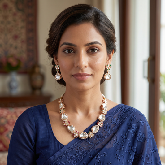 Ariella Polki Necklace Set