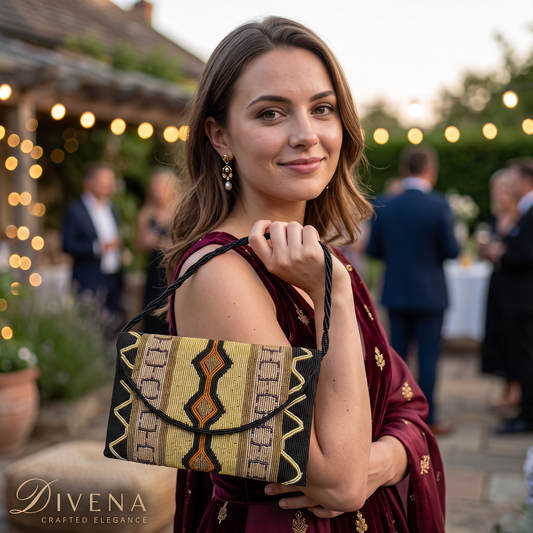 Beaded Clutch Bag