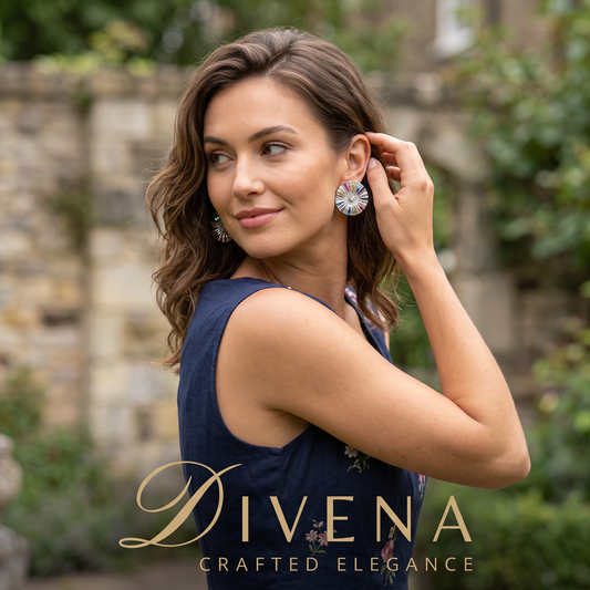 Meadow Rainbow CZ Studs
