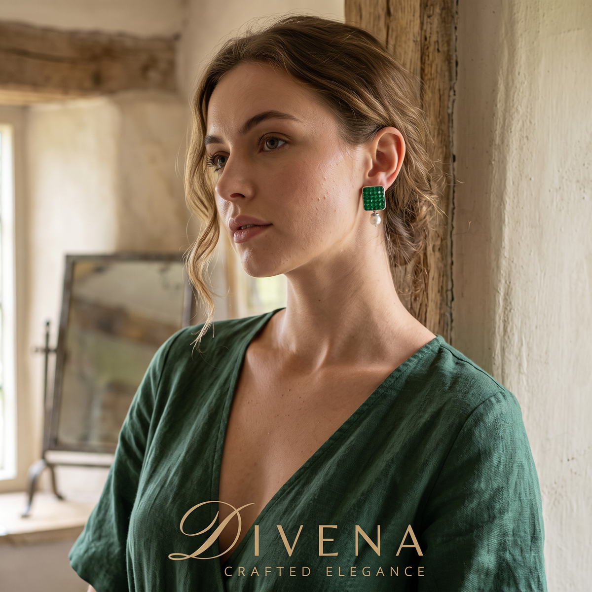Julia Pearl Drop Studs