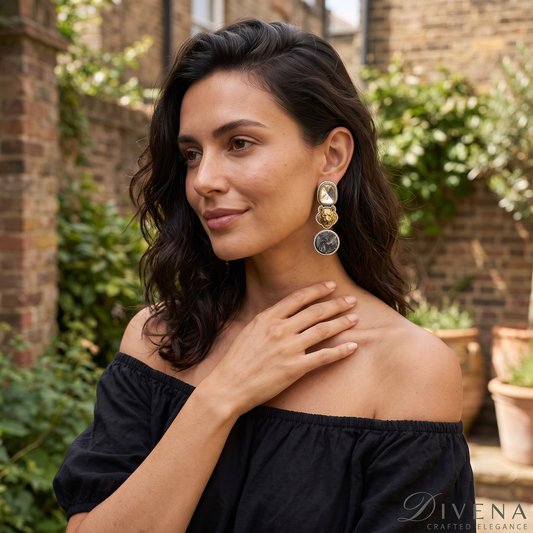 Kundan Natural Stone Earrings
