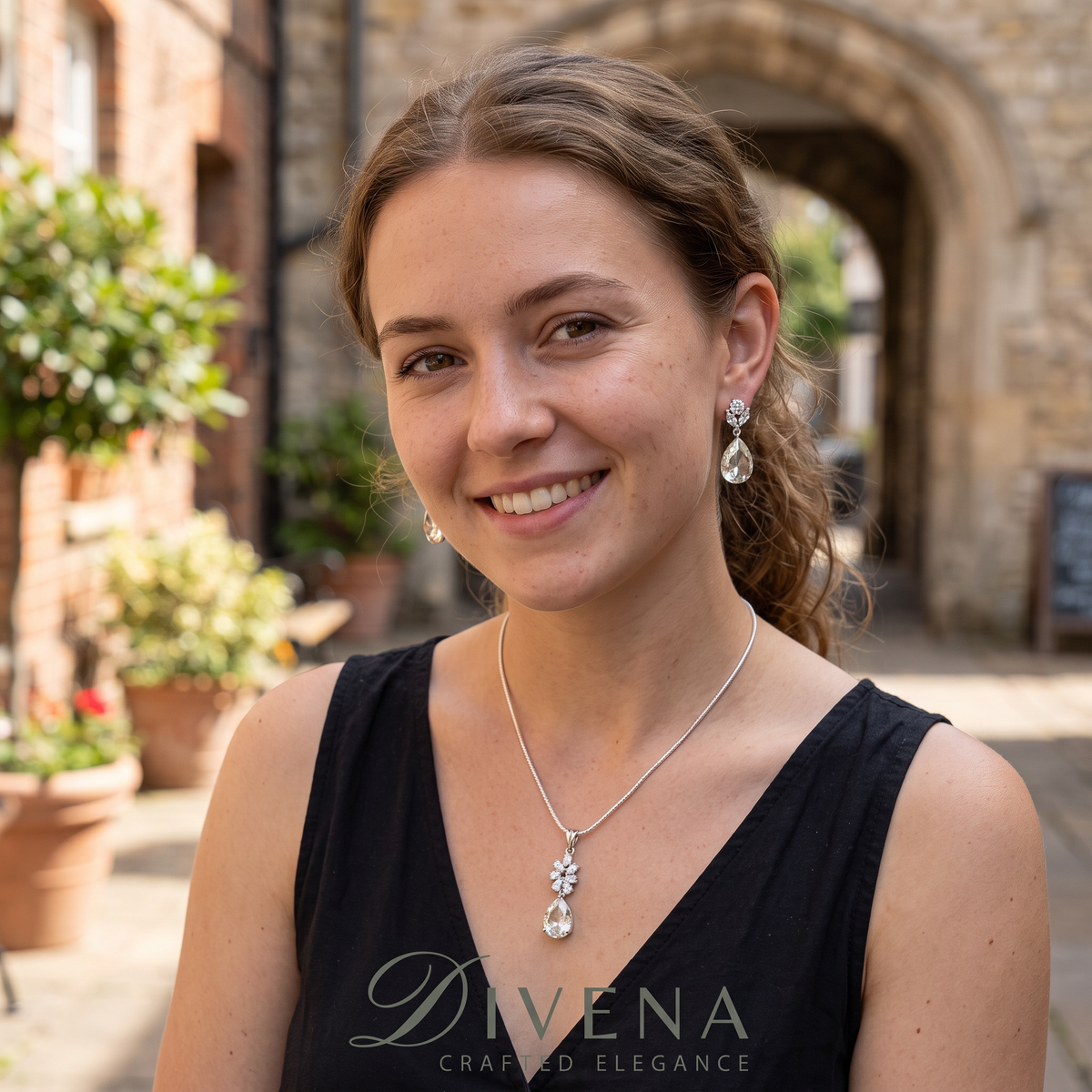 Narcissa Zircon Crystal Set