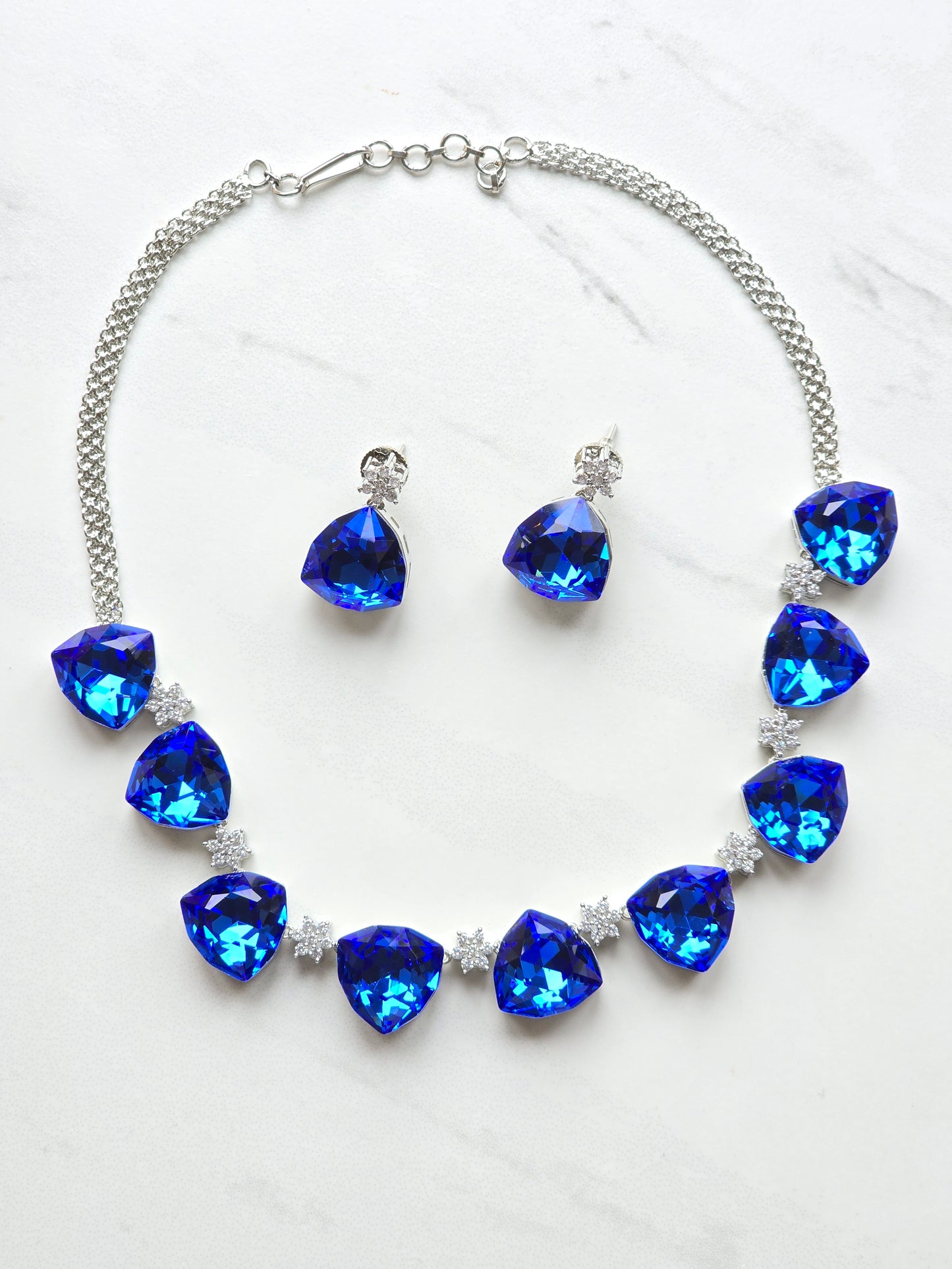 Bethany Crystal Necklace Set