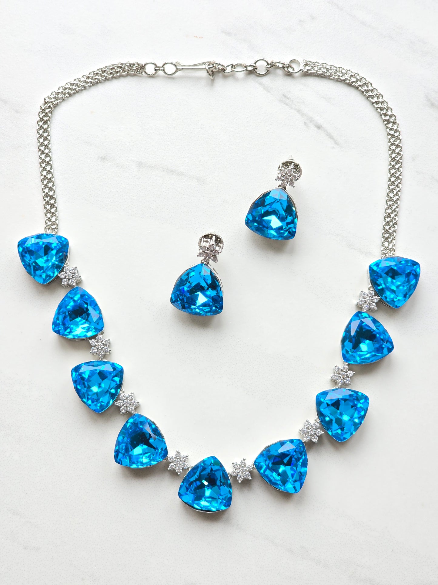 Bethany Crystal Necklace Set