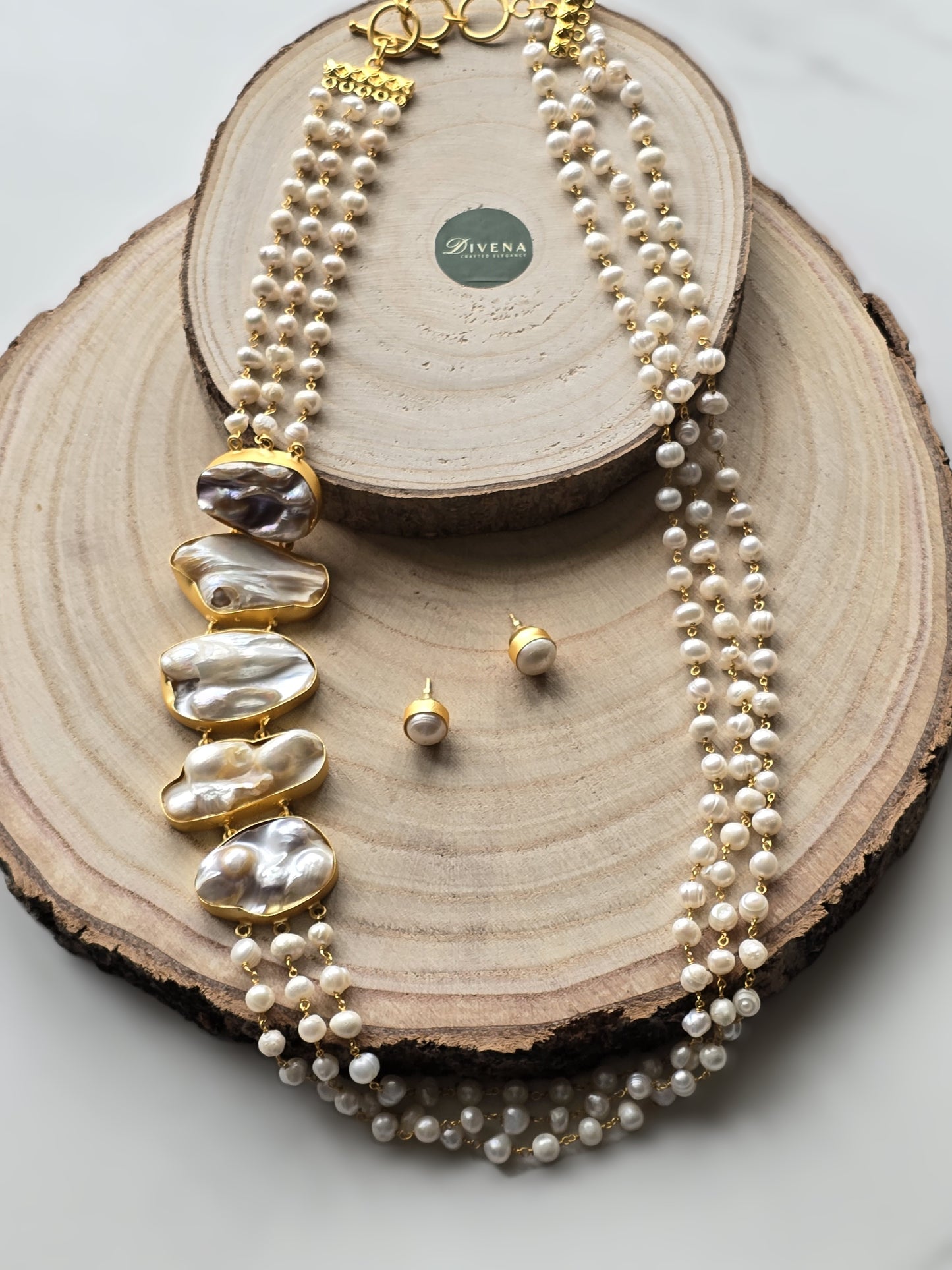 Florence Baroque Pearl Necklace Set