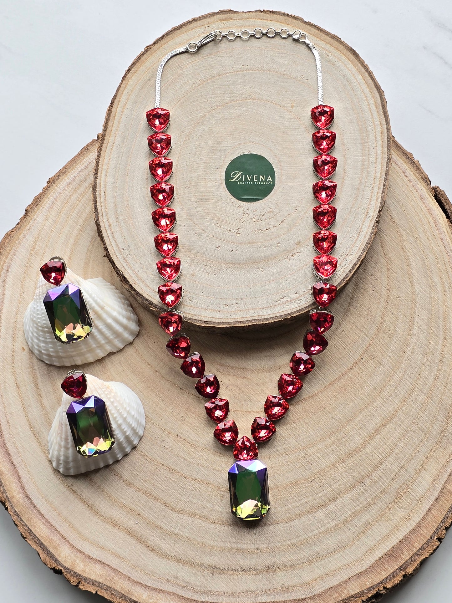 Magical Crystal Statement Necklace Set