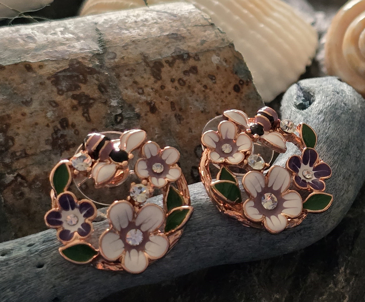 Blythe Floral Stud Earrings