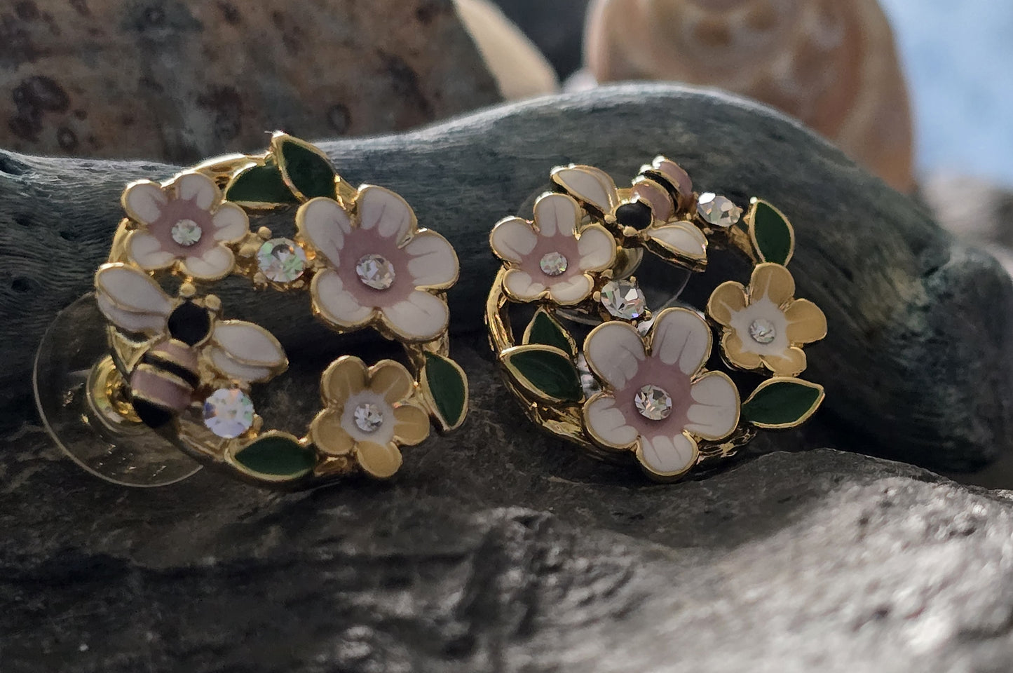 Blythe Floral Stud Earrings