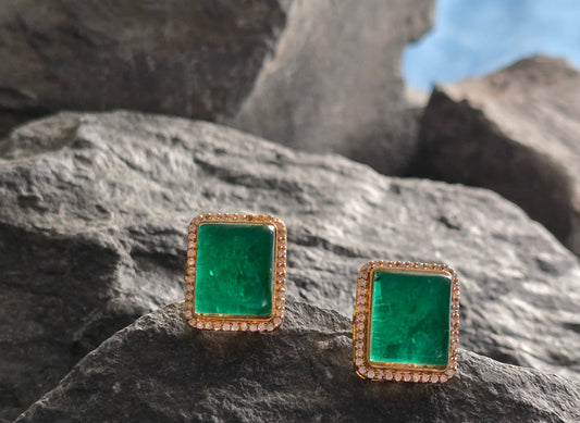 Pota Doublet Stone Studs Earrings