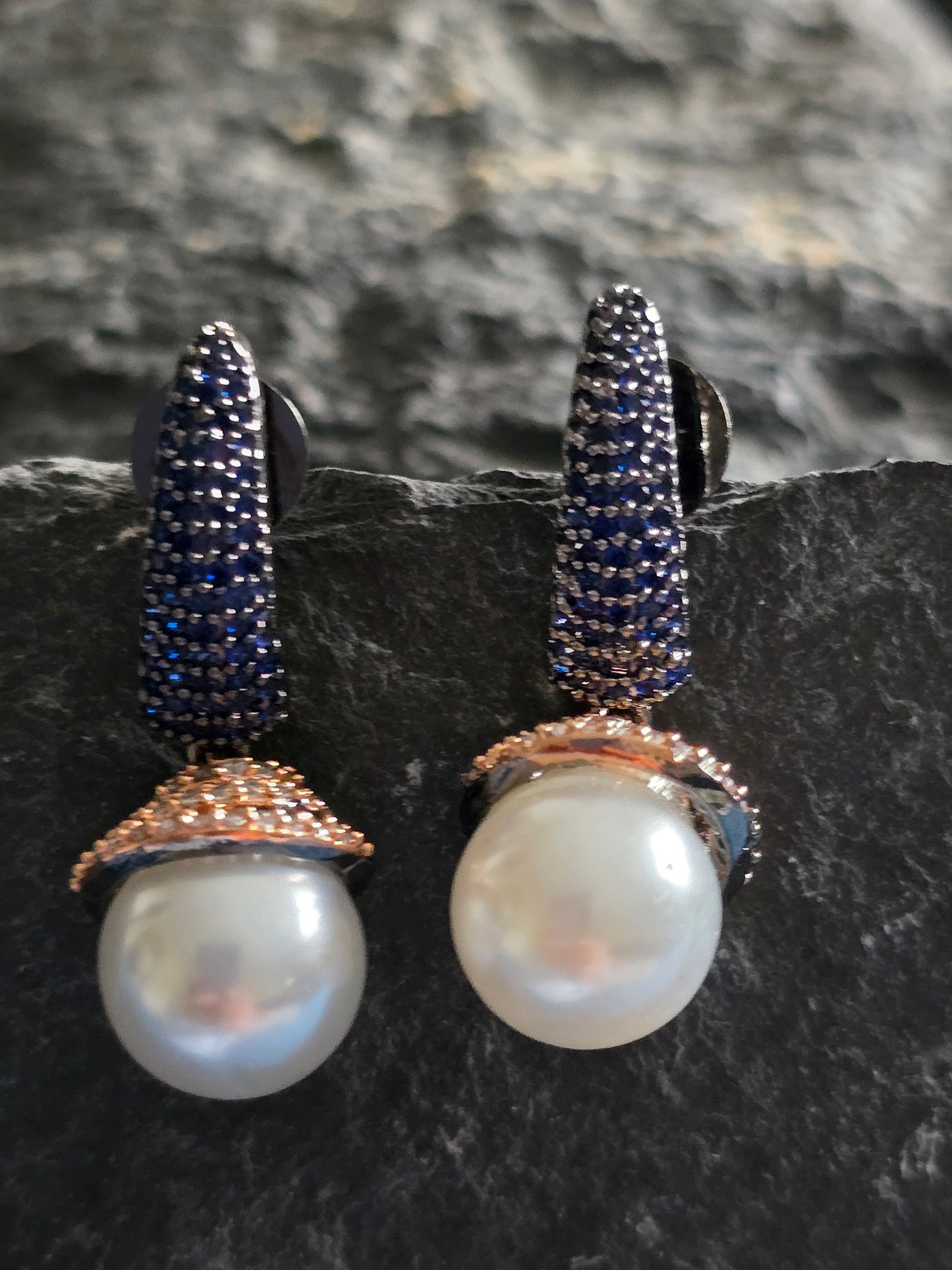 Hallie Pearl Drop Victorian Earrings